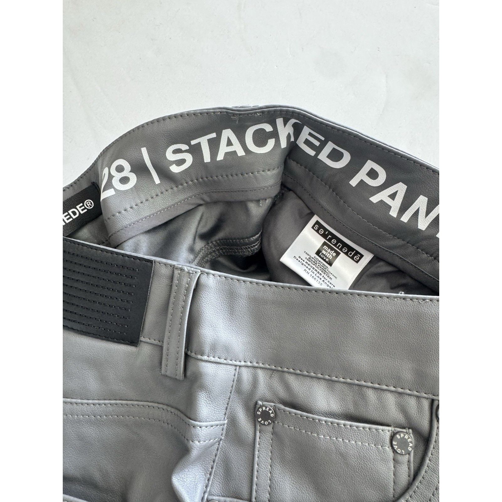 SERENEDE SERENEDE Steel Stacked Slim Jeans Gray Size US 28 / EU 44 - 4 Thumbnail