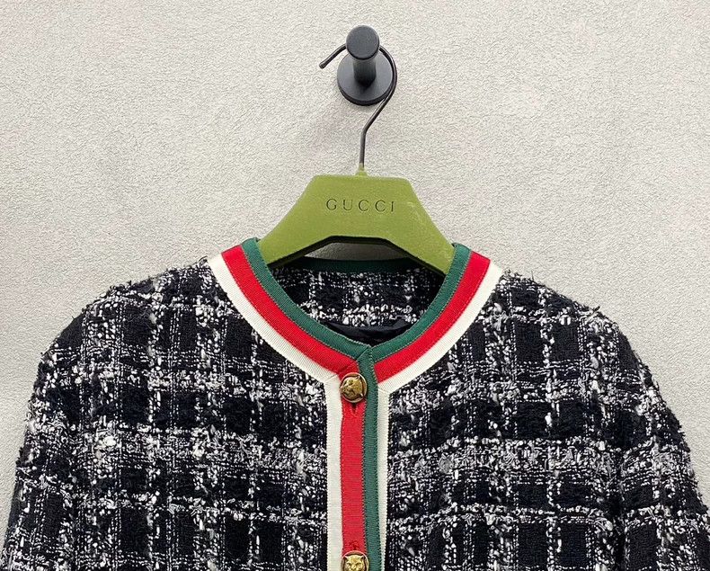 Gucci Gucci Size 38 Black classic three-bar coat 2501-Nextarrow Size US XXS / EU 40 - 4 Thumbnail