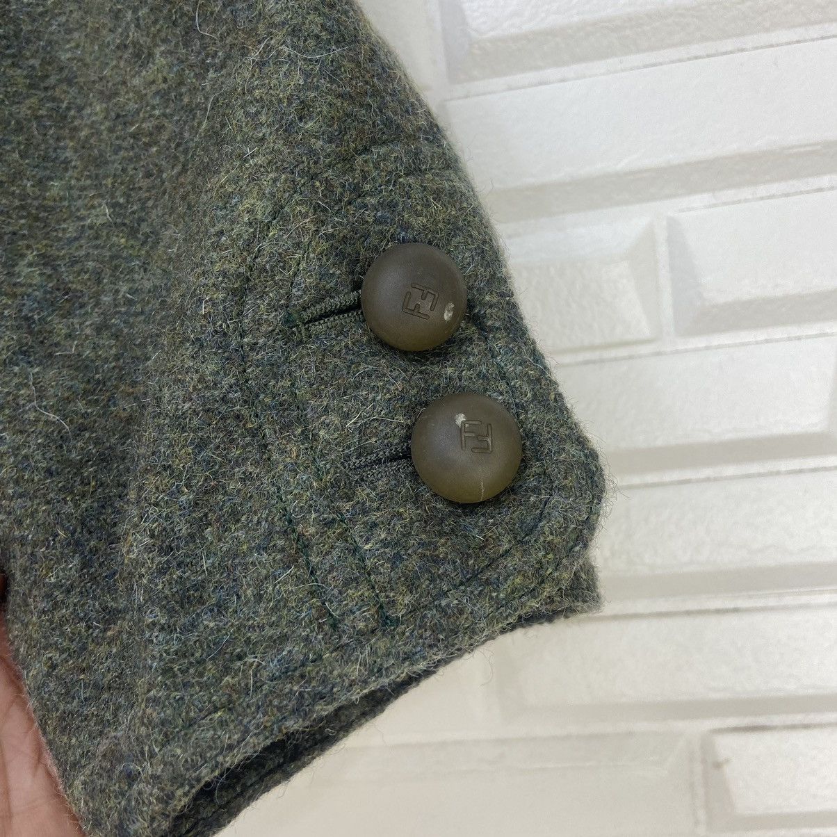 Fendi Vintage Fendi 365 Loose Oversize Mohair Jacket Coat Size M / US 6-8 / IT 42-44 - 16 Thumbnail