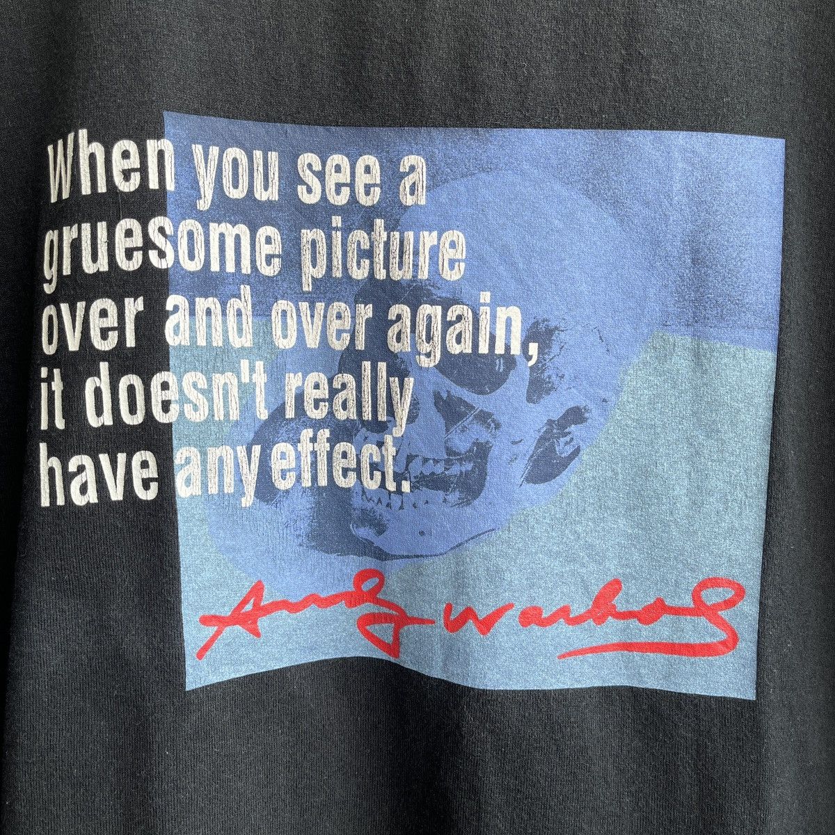Andy Warhol ANDY WARHOL SKULL FRONT PRINTED TSHIRT UNIQLO Size US XL / EU 56 / 4 - 11 Thumbnail