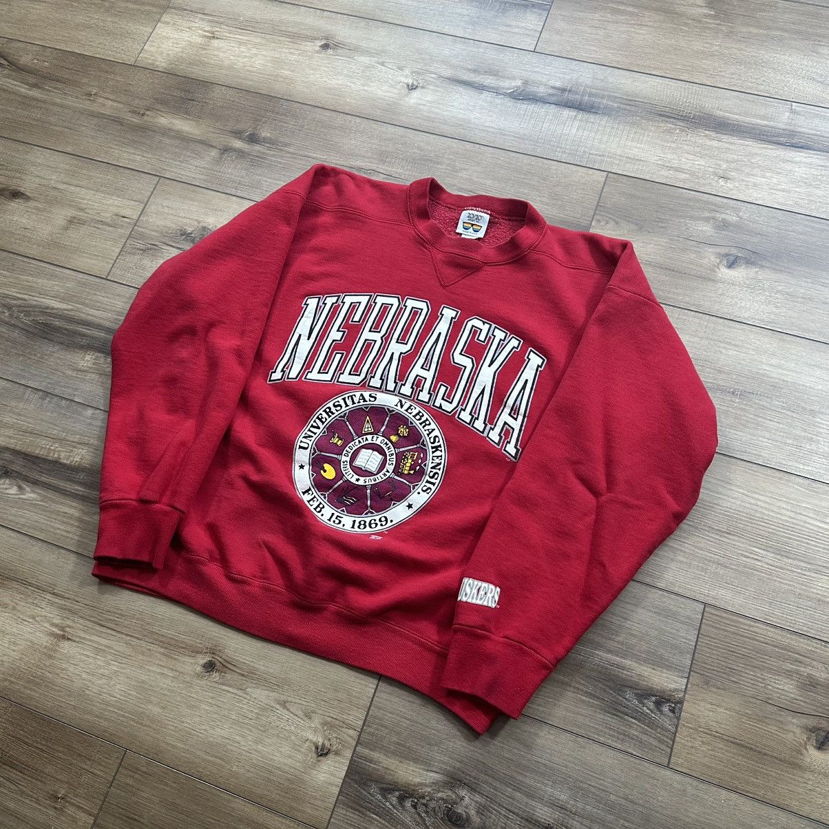Other Vintage 90s Nebraska Huskers Made in USA Crewneck Pullover Size US XL / EU 56 / 4 - 3 Thumbnail