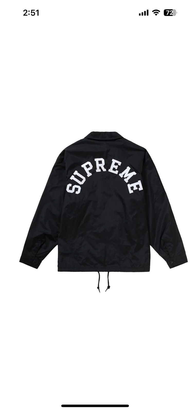 Champion × Supreme Supreme Champion Coaches Jacket Size US M / EU 48-50 / 2 - 2 Thumbnail