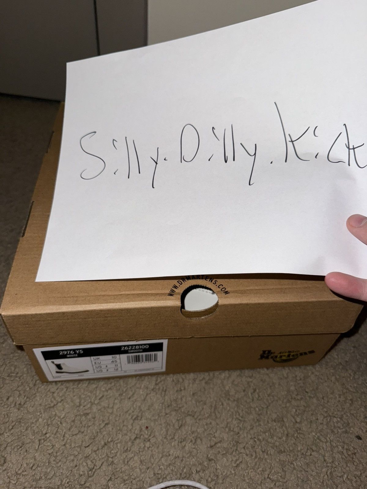 Dr. Martens White Boots Size US 11 / EU 44 - 10 Thumbnail