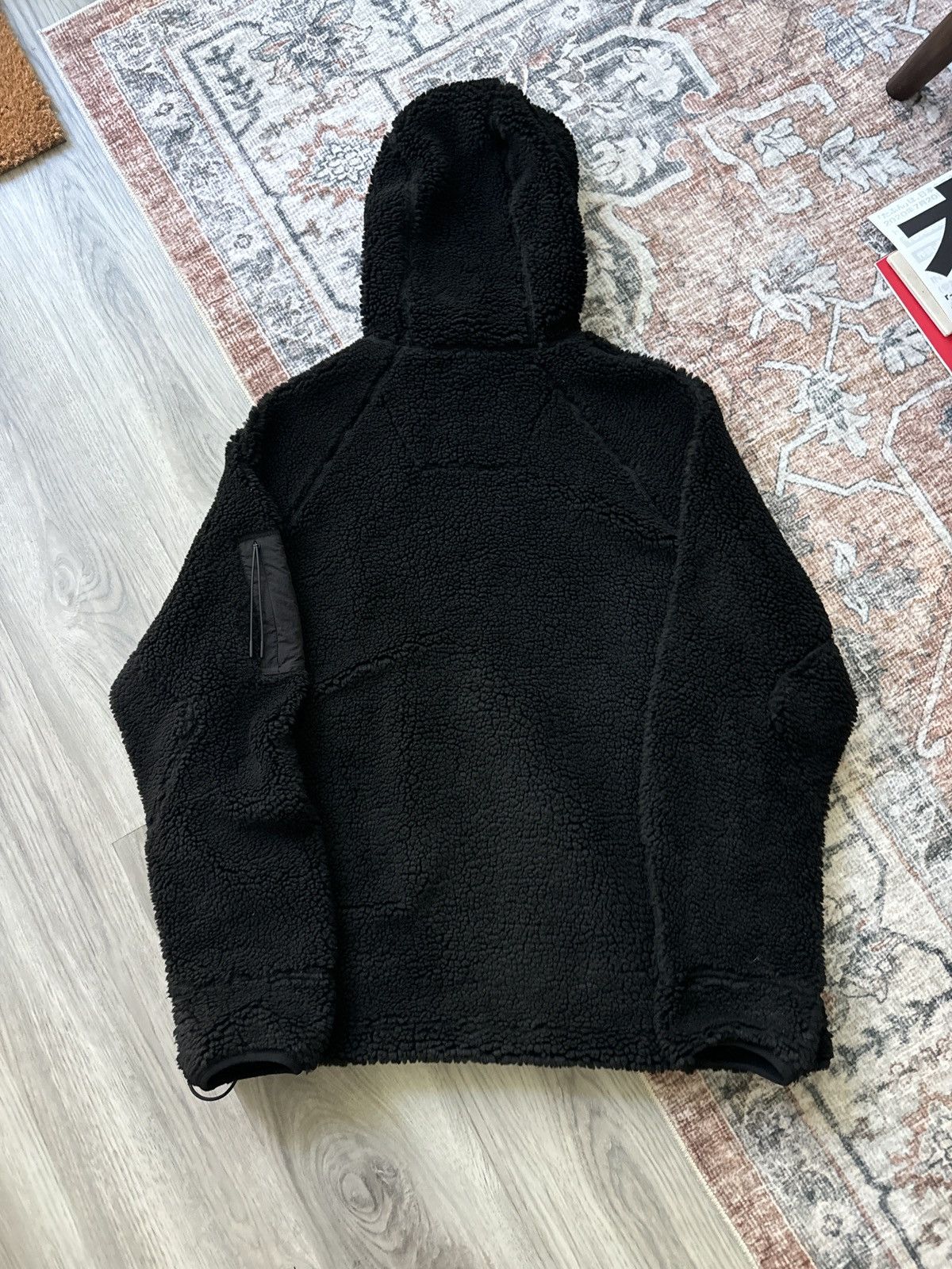 Maharishi Asymmetric Hooded Pullover Fleece Size US M / EU 48-50 / 2 - 2 Thumbnail