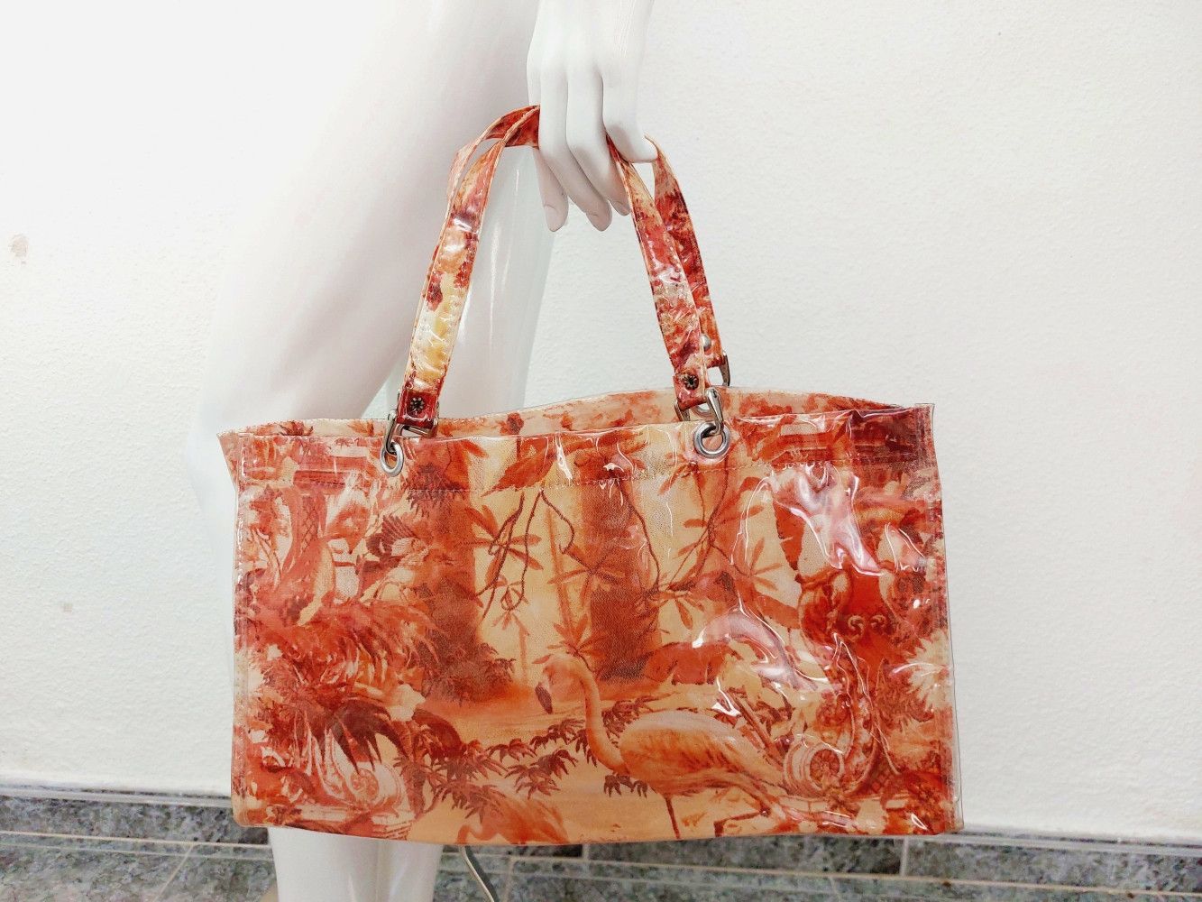 Jean Paul Gaultier Jean Paul Gaultier Tropical Flamingo Bird Beach Bag Size ONE SIZE - 6 Thumbnail