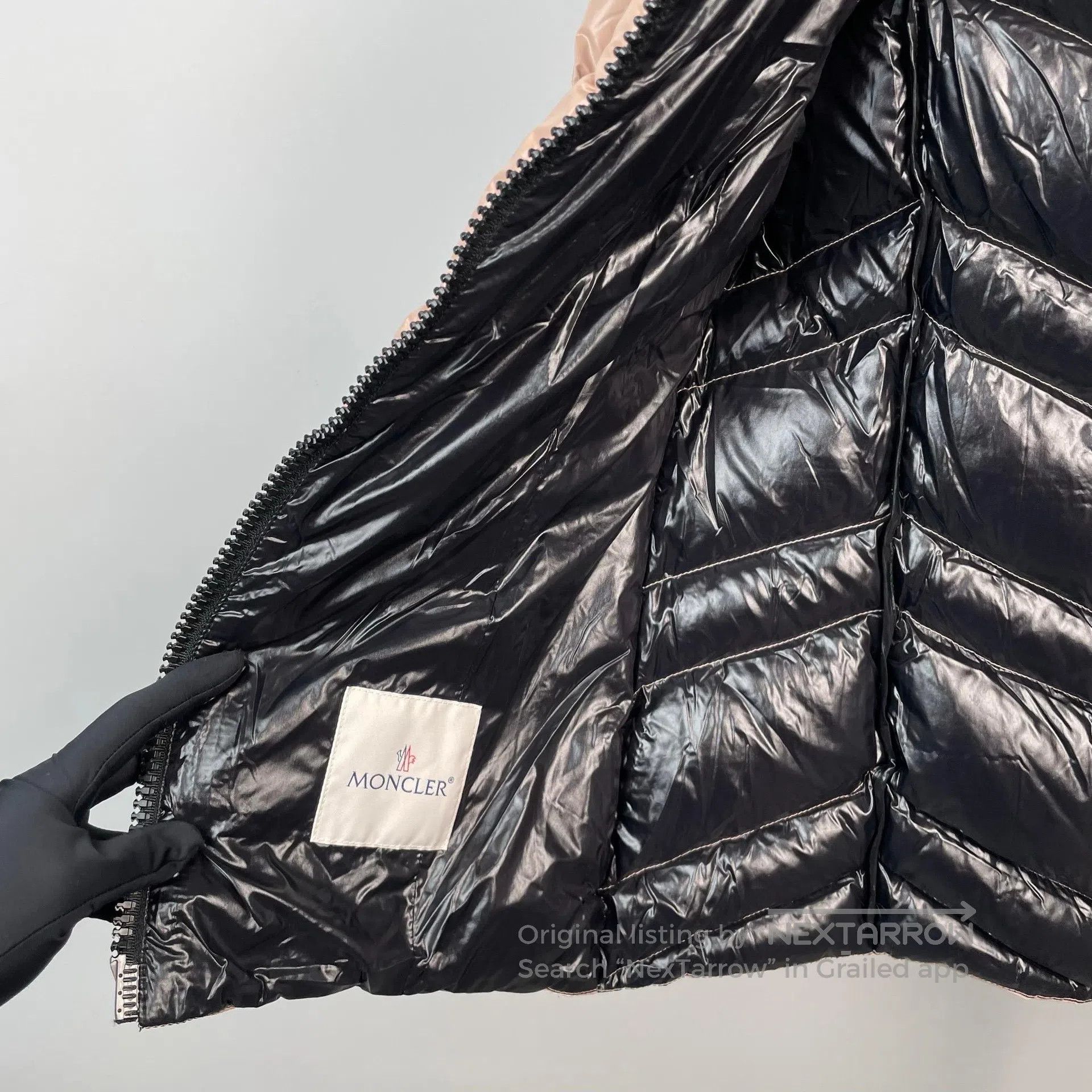 Moncler Moncler Pink Shiny Two-Sided Hooded Jacket Puffer Coat Sli Size XS / US 0-2 / IT 36-38 - 7 Thumbnail