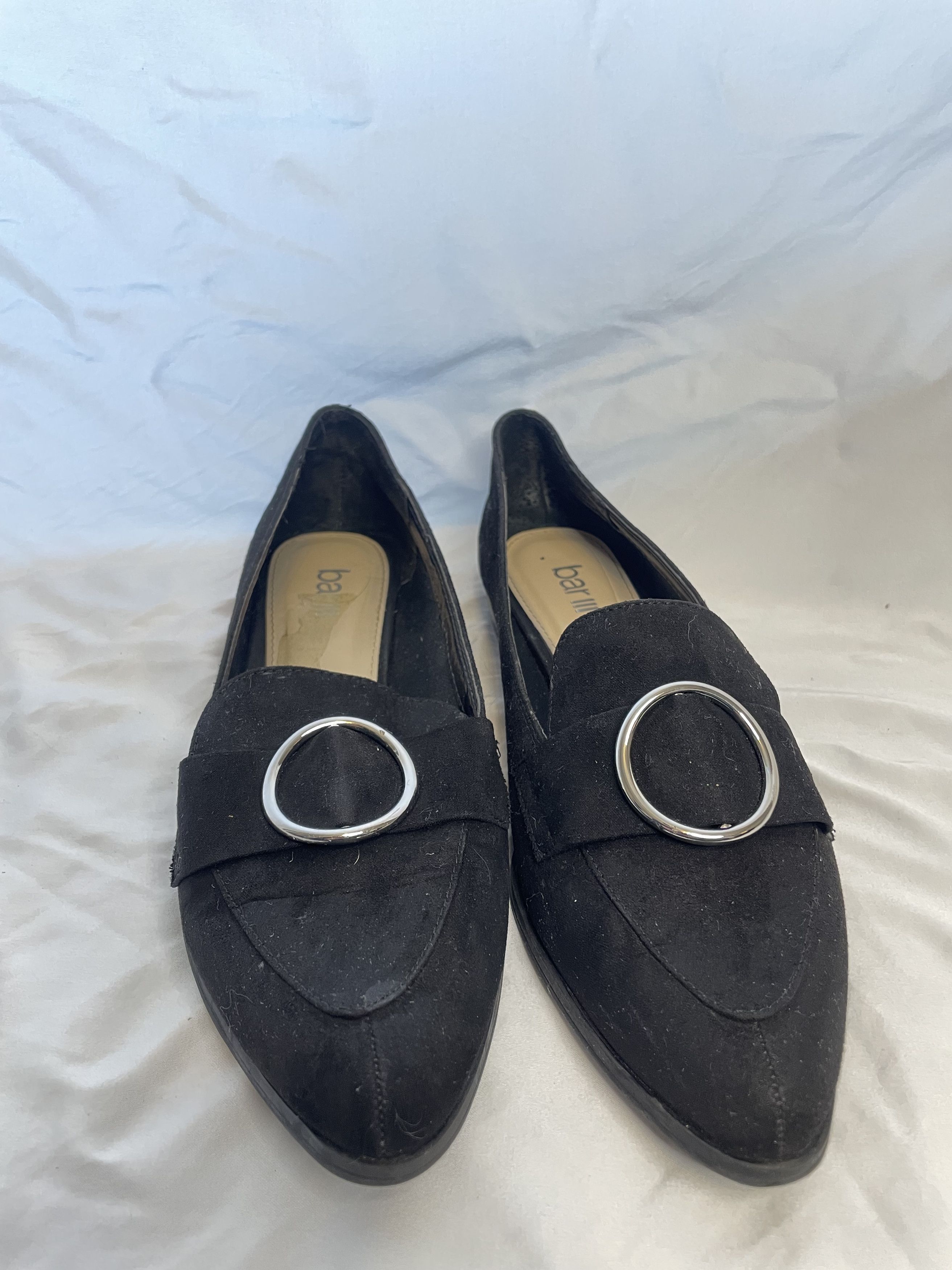 Bar III BAR III Black Accent Pointed Toe Block Heel Size US 8 / IT 38 - 1 Thumbnail