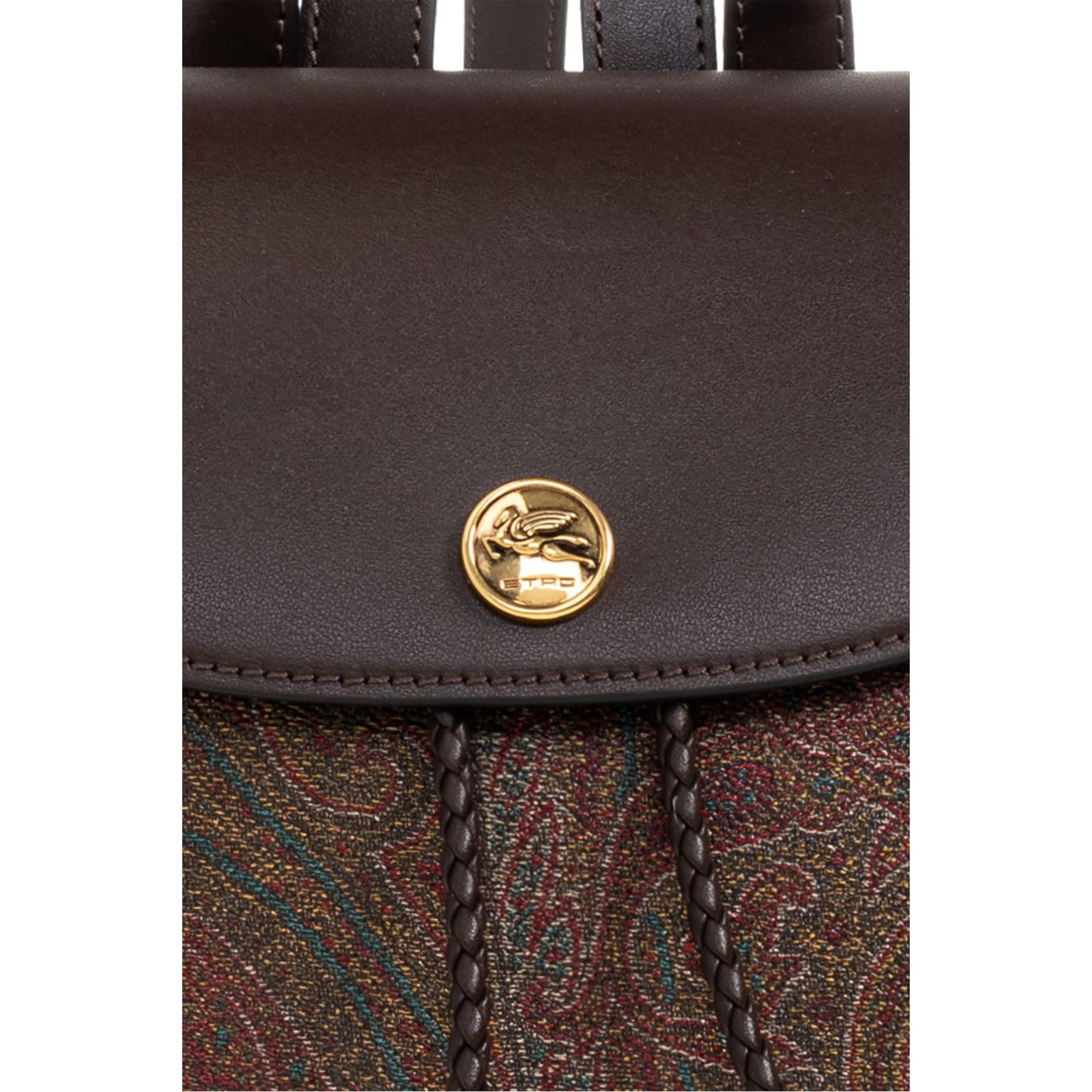 Etro ETRO Brown Leather Backpack New And Authentic Size ONE SIZE - 5 Thumbnail