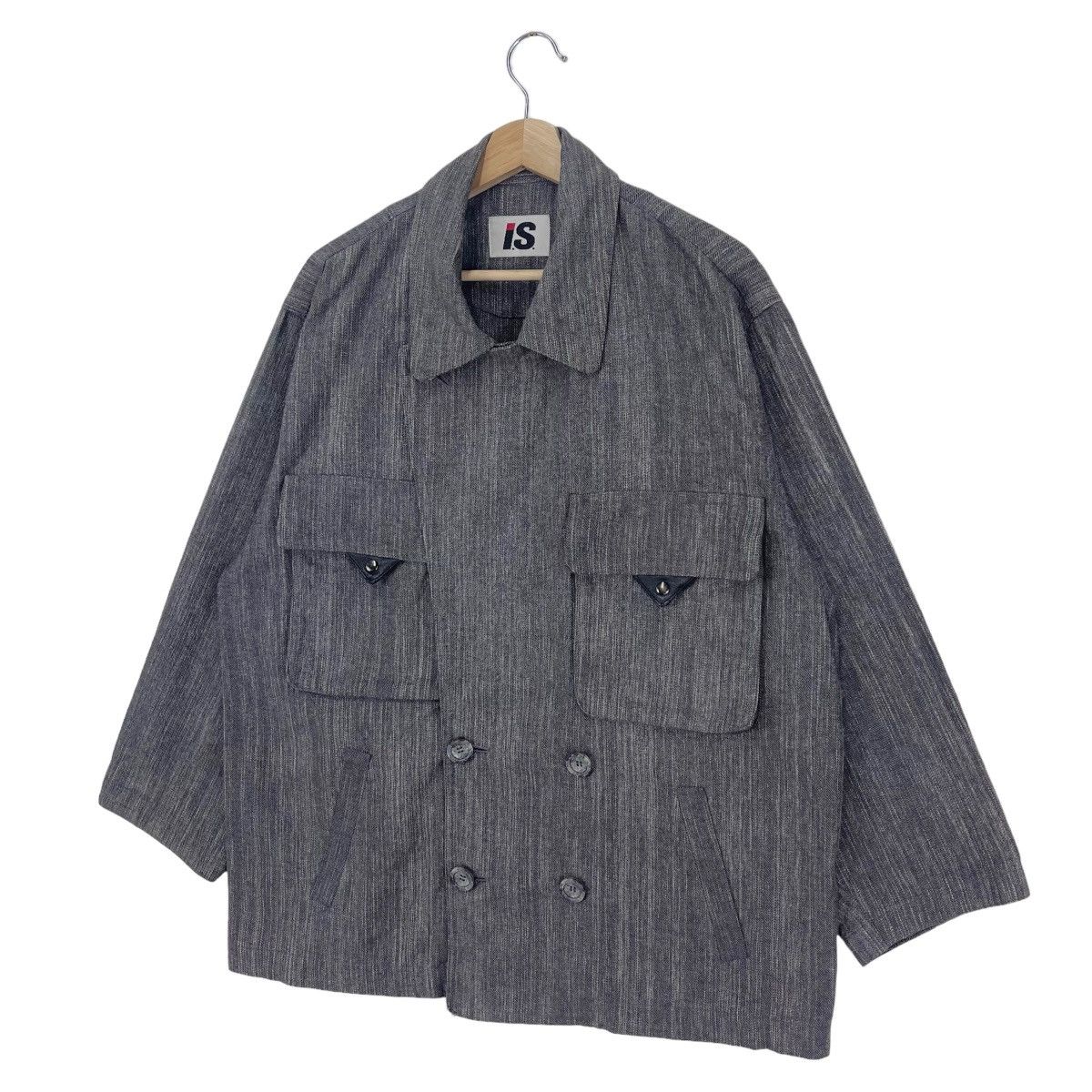 Issey Miyake 80’s Double Brested Jacket Size US L / EU 52-54 / 3 - 2 Thumbnail