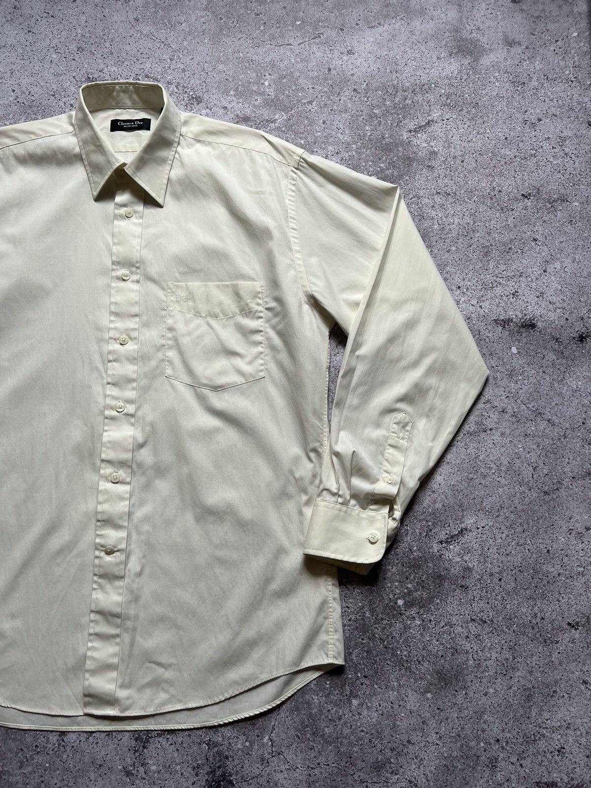 Designer Christian Dior Monsieur Button Up Shirt Luxury Size US L / EU 52-54 / 3 - 2 Thumbnail