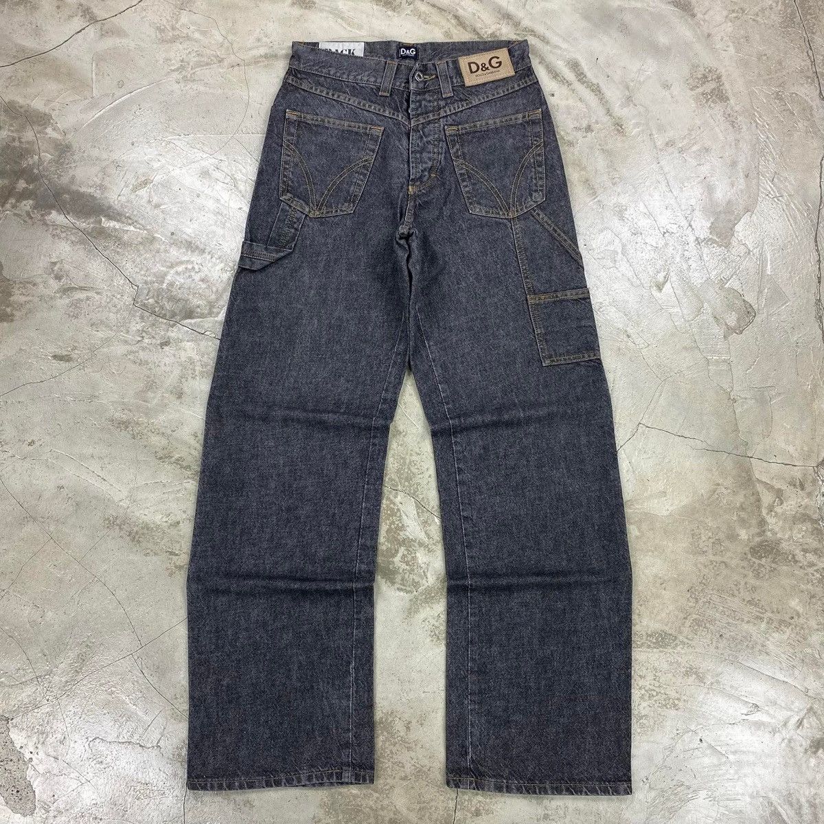 Dolce & Gabbana Back - Front’ Reversed Carpenter Denim Pants Size US 29 - 1 Thumbnail