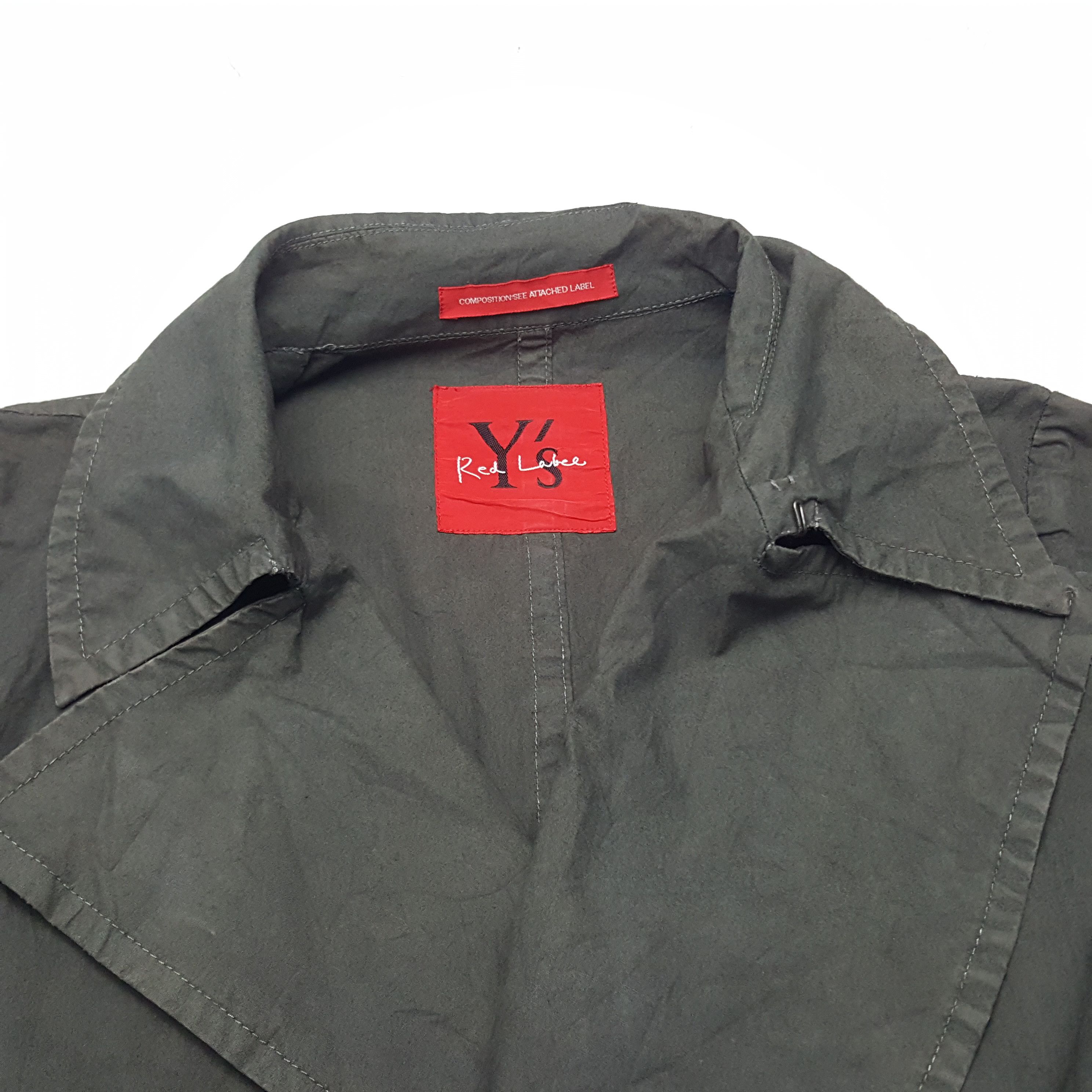 Vintage × Y's × Yohji Yamamoto Vintage Y's Red Label By Yohji Yamamoto Rare Coat Jacket Size XS / US 0-2 / IT 36-38 - 4 Thumbnail