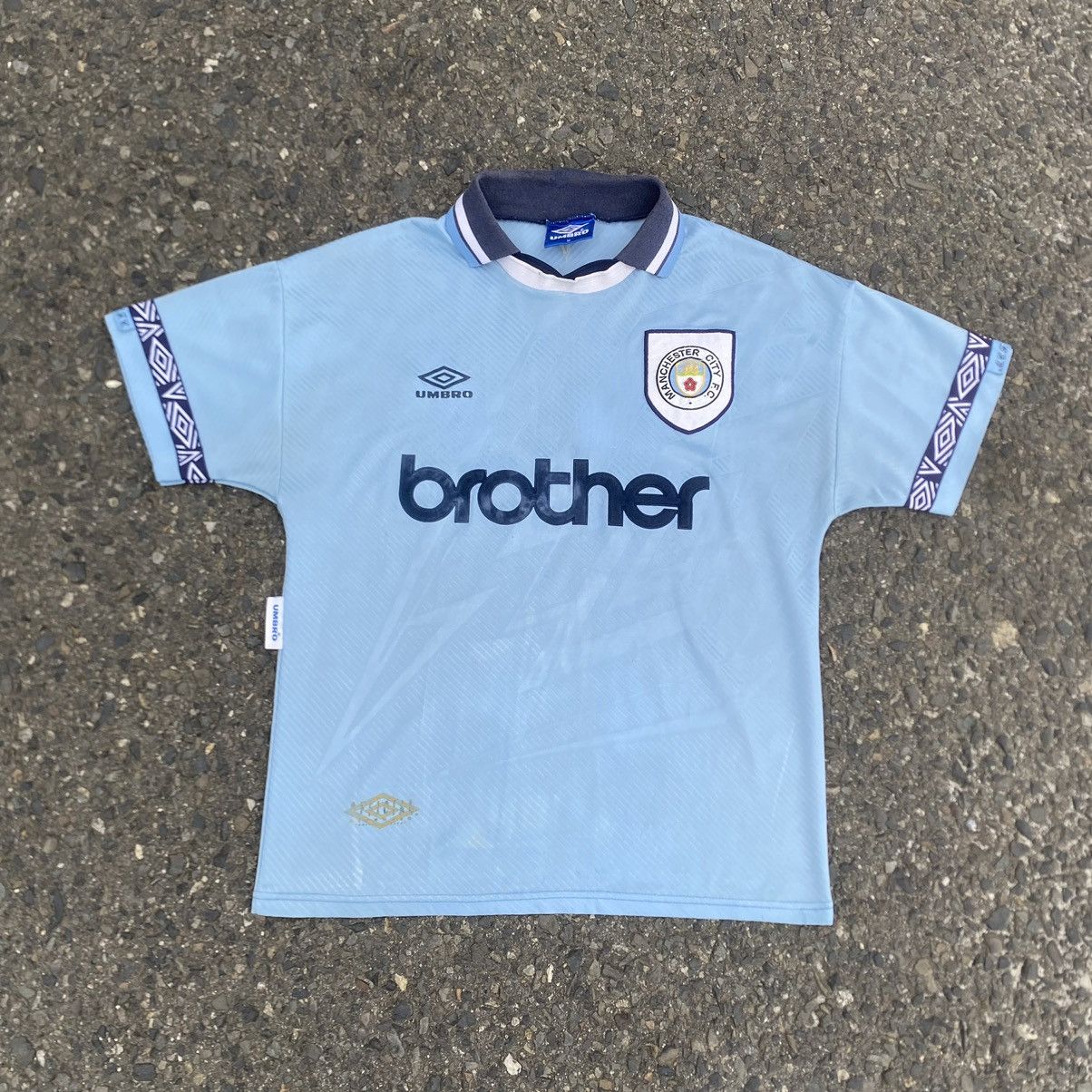 Umbro vintage man city brother jersey noel galagher Size US L / EU 52-54 / 3 - 1 Thumbnail