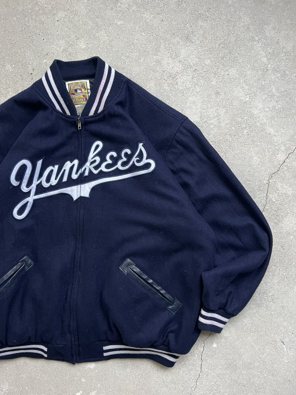 Cooperstown Collection Vintage Yankees wool bomber jacket Cooperstown collection Size US XXL / EU 58 / 5 - 5 Thumbnail