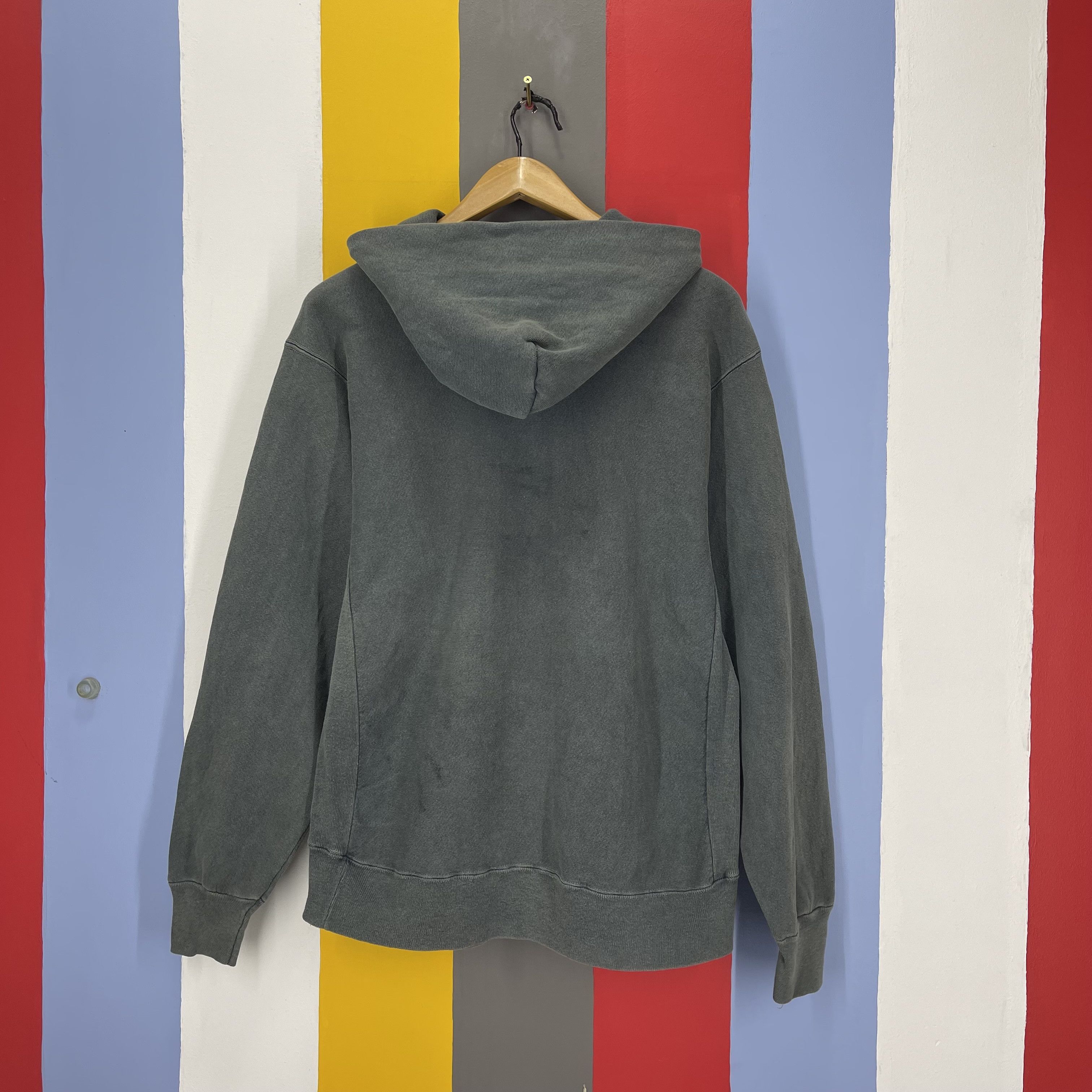 Vintage 90s Vintage ARMY by GB Hoodie Pullover #1563/01 Size US M / EU 48-50 / 2 - 8 Thumbnail