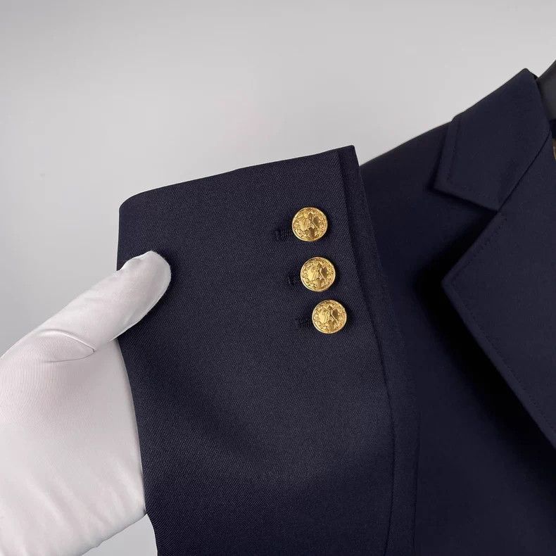 Louis Vuitton Louis Vuitton Dark Blue Preppy Badge Blazer jacket Size XS / US 0-2 / IT 36-38 - 5 Thumbnail