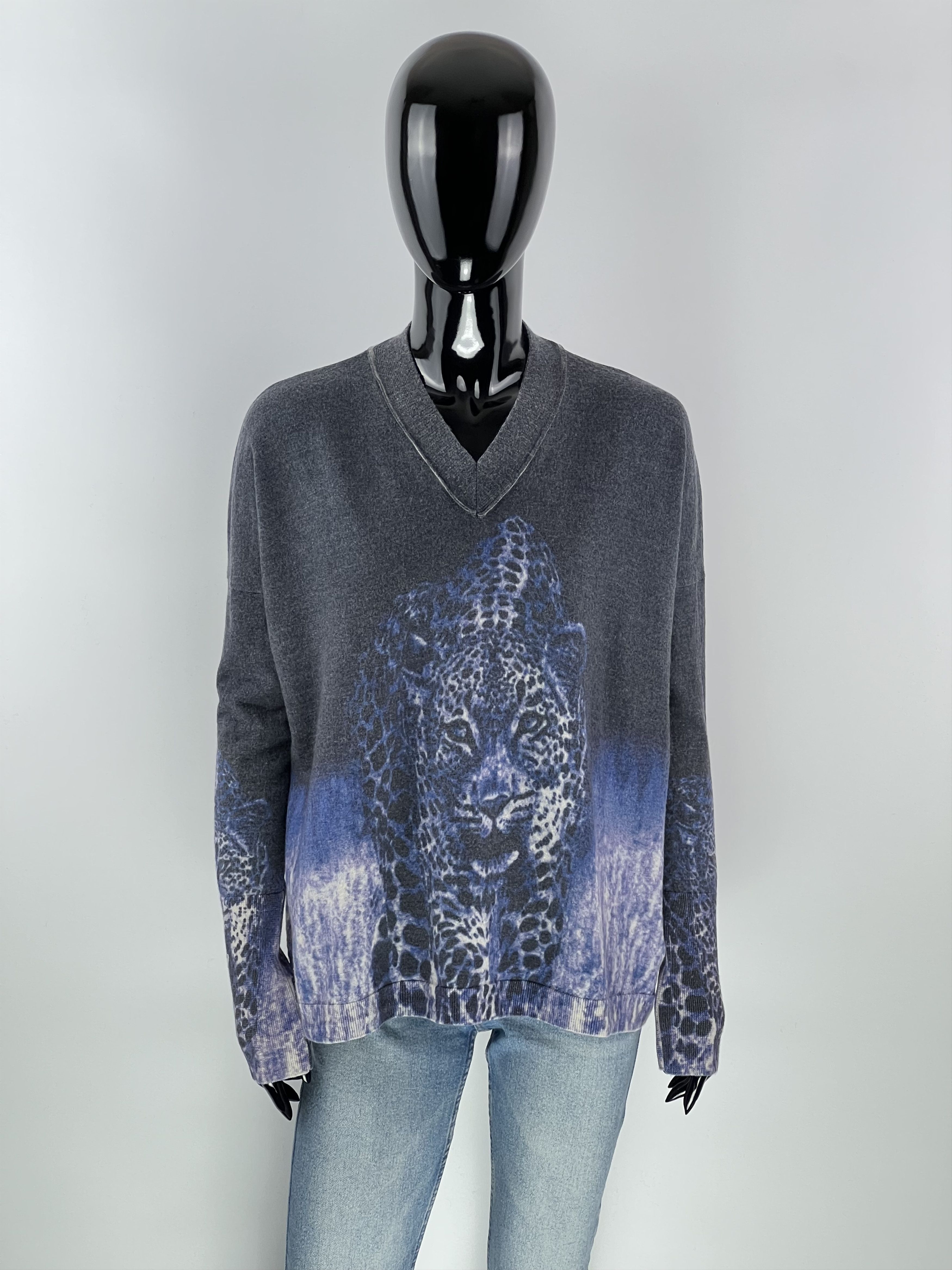 Area Blue Area Pullover Merino Wool/Silk/Cashmere Size M Size M / US 6-8 / IT 42-44 - 1 Thumbnail