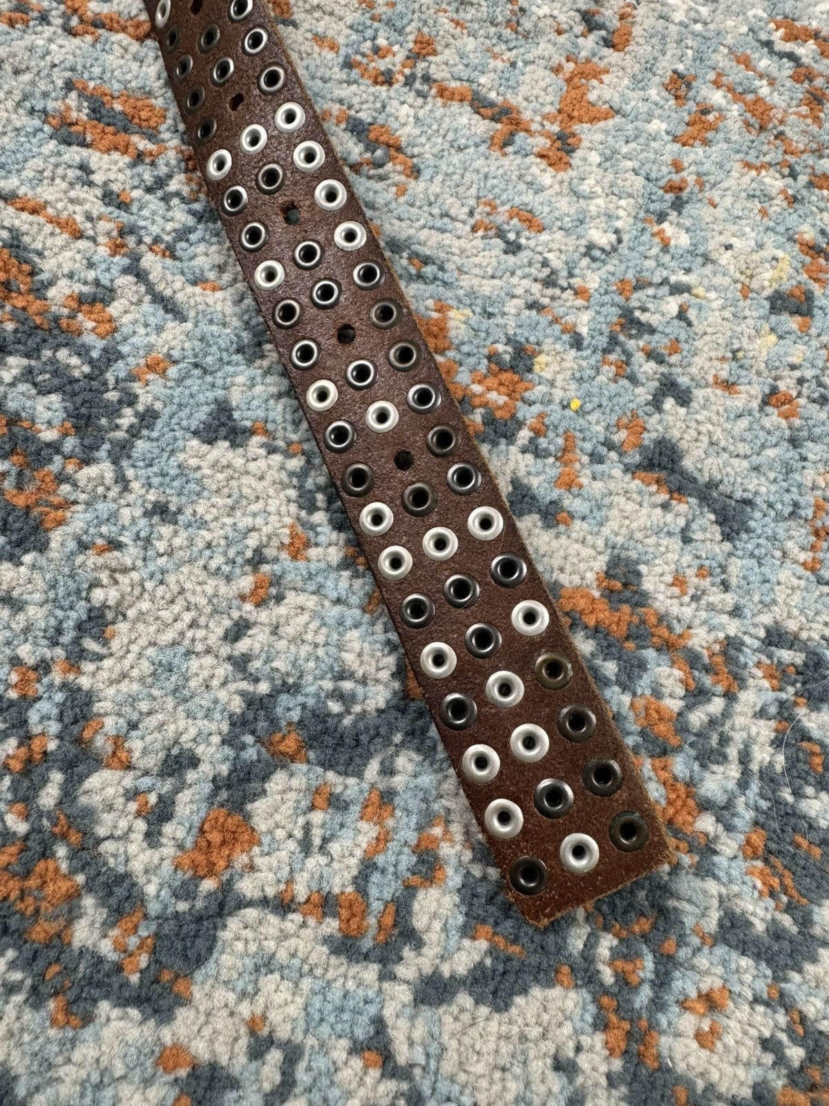 LIEBESKIND BERLIN Vintage Y2K Liebeskind real leather rivets studded belt Size ONE SIZE - 10 Thumbnail