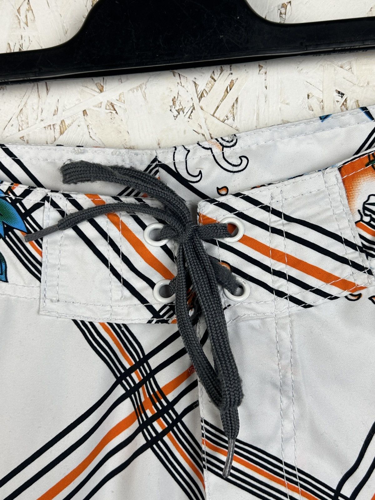 Christian Audigier Vintage Ed Hardy By Christian Audigier Y2K Swimming Shorts Size US 30 / EU 46 - 5 Thumbnail