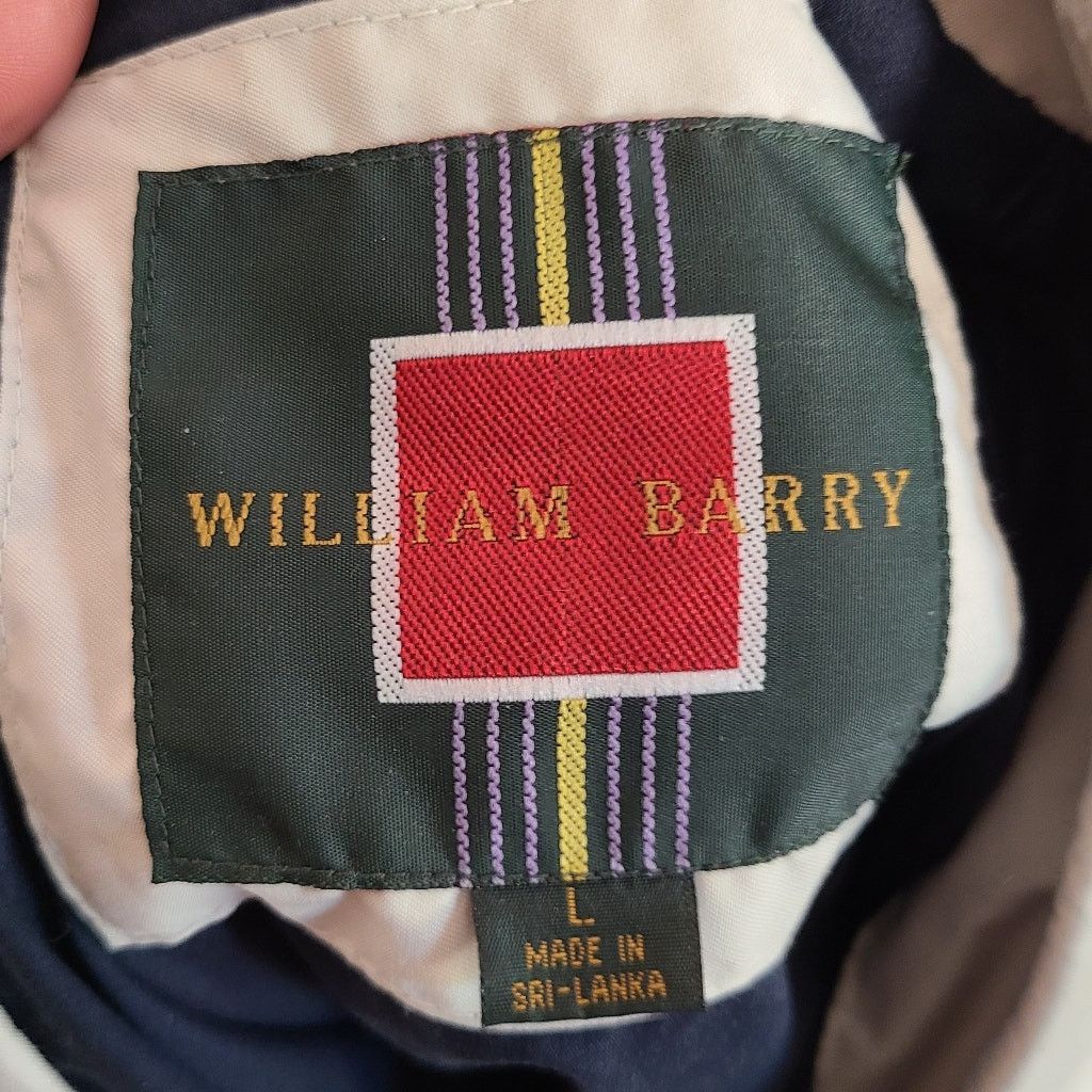 William Barry vintage 90s William Barry cream windbreaker large mens Size US L / EU 52-54 / 3 - 4 Thumbnail