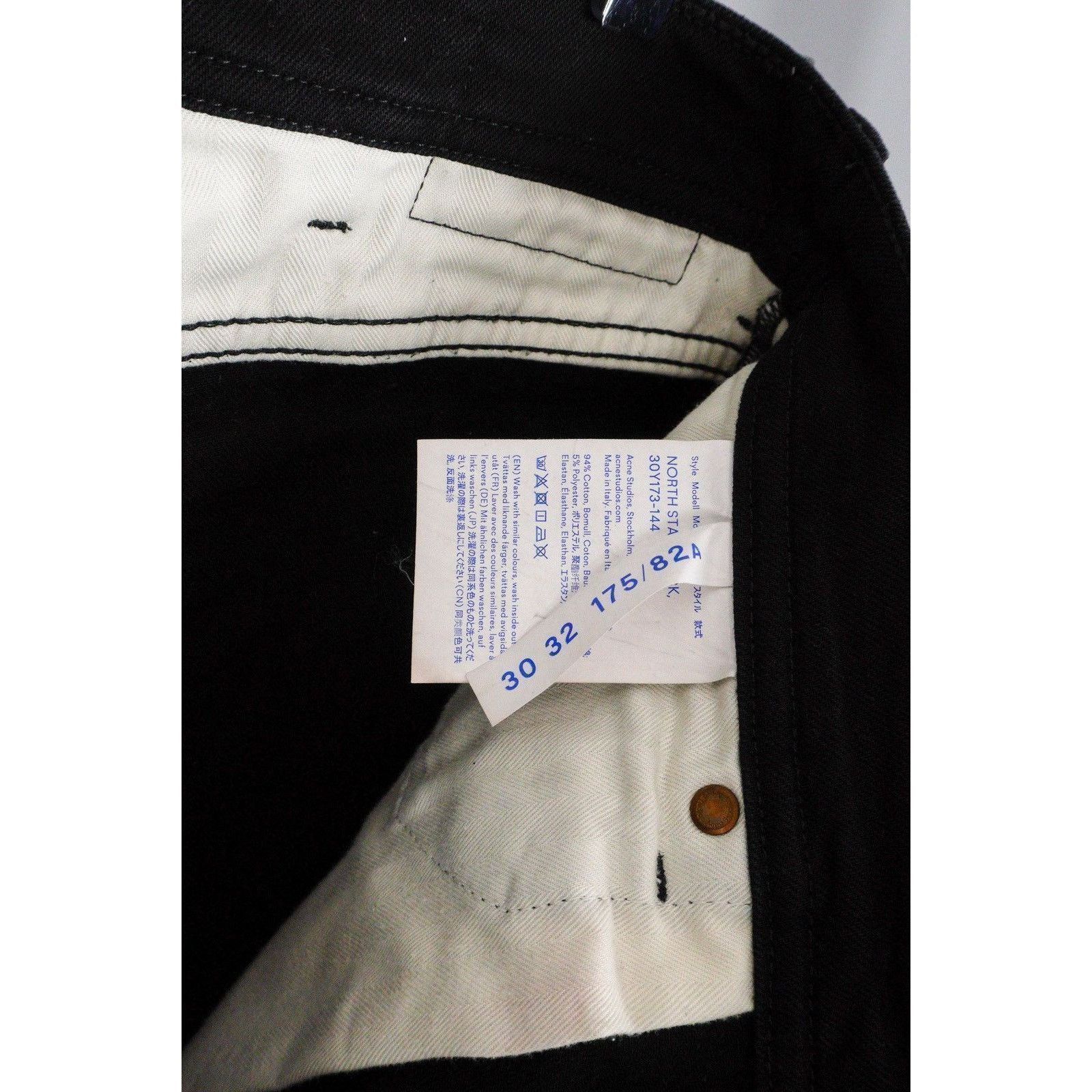 Acne Studios Acne studios bla konst north stay black pants jeans Size US 30 / EU 46 - 9 Thumbnail
