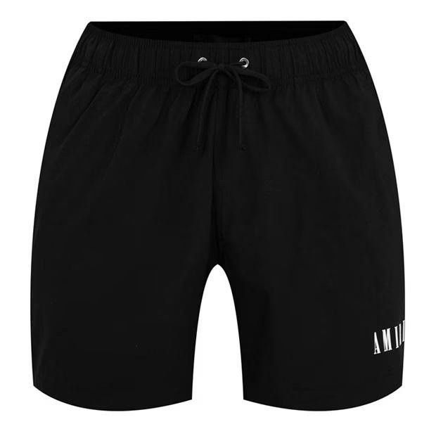 image of Amiri O1G2R1Mq0324 Swim Short In Black, Men's (Size 38)