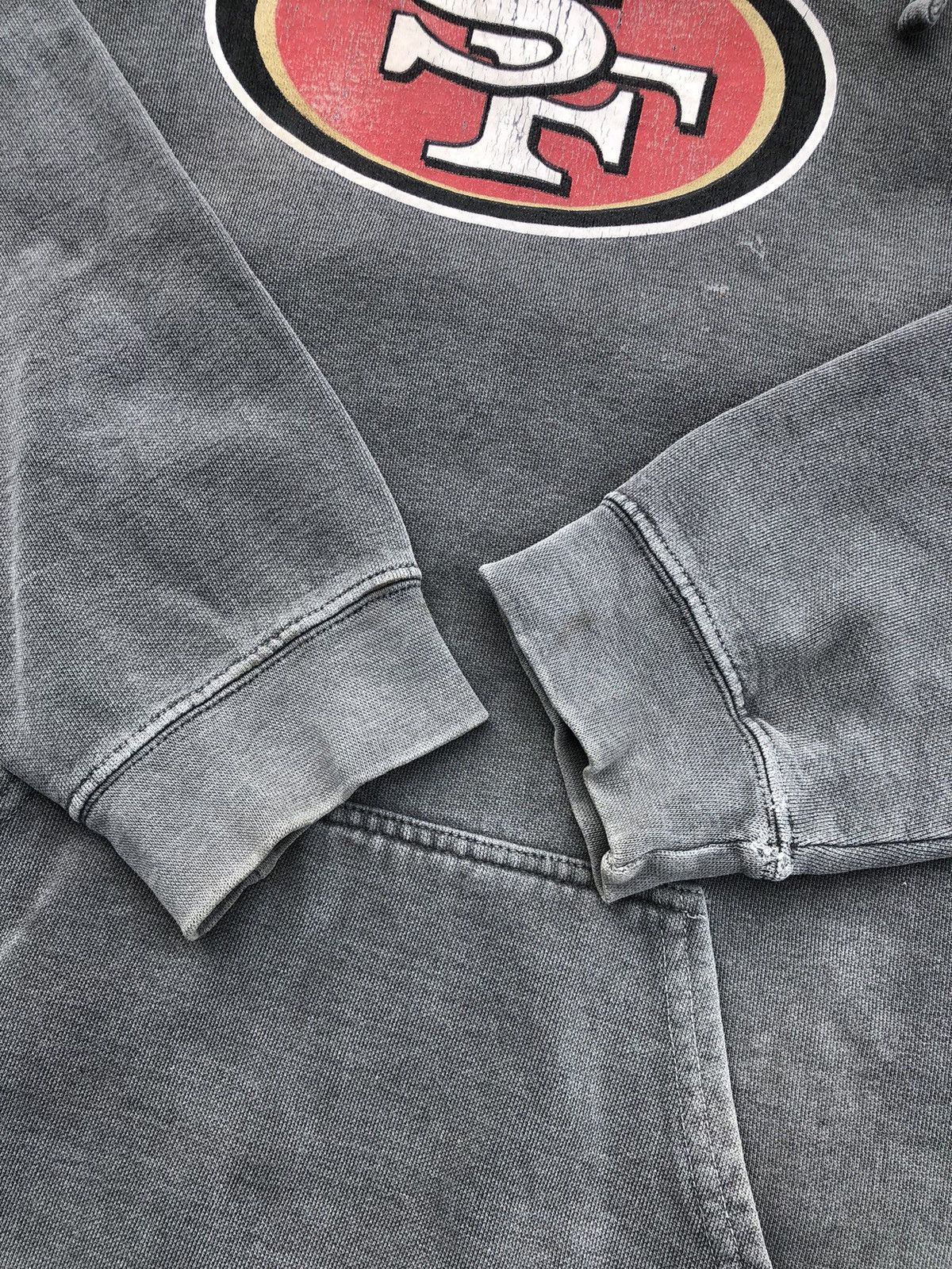 Vintage Vintage Beauty Sunfaded NFL San Francisco Center Logo Hoodie Size US L / EU 52-54 / 3 - 7 Thumbnail