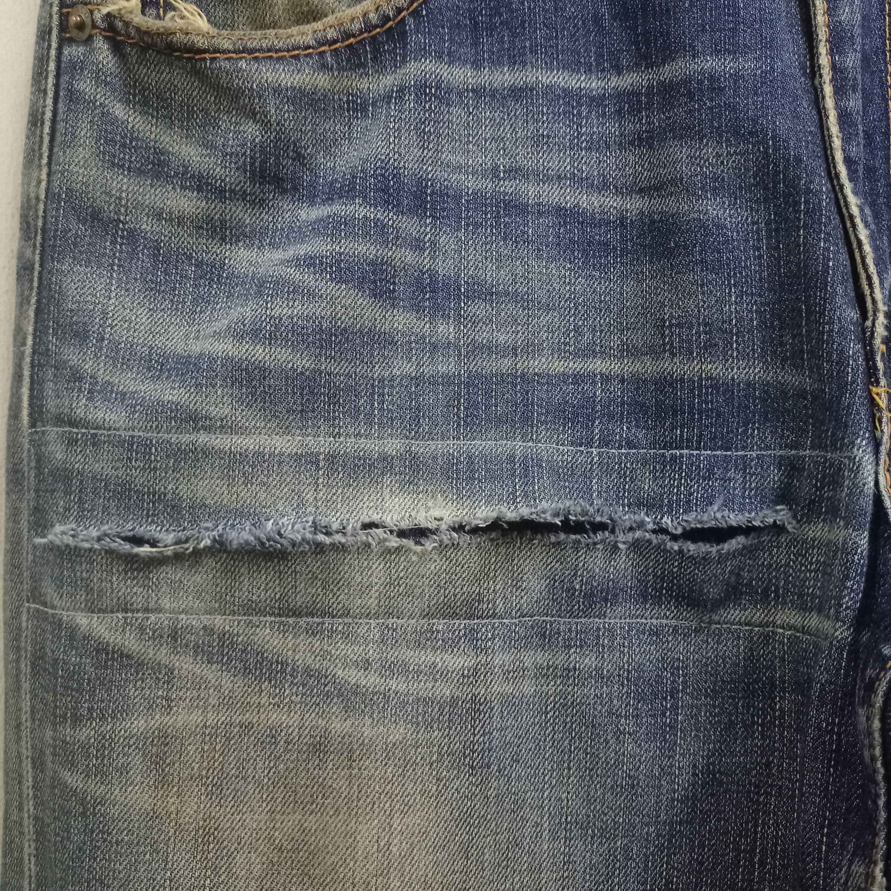 Levi's × Levi's Vintage Clothing Vintage 90s Levis 703 Blue Wash Distressed Baggy Jeans Size US 31 - 5 Thumbnail
