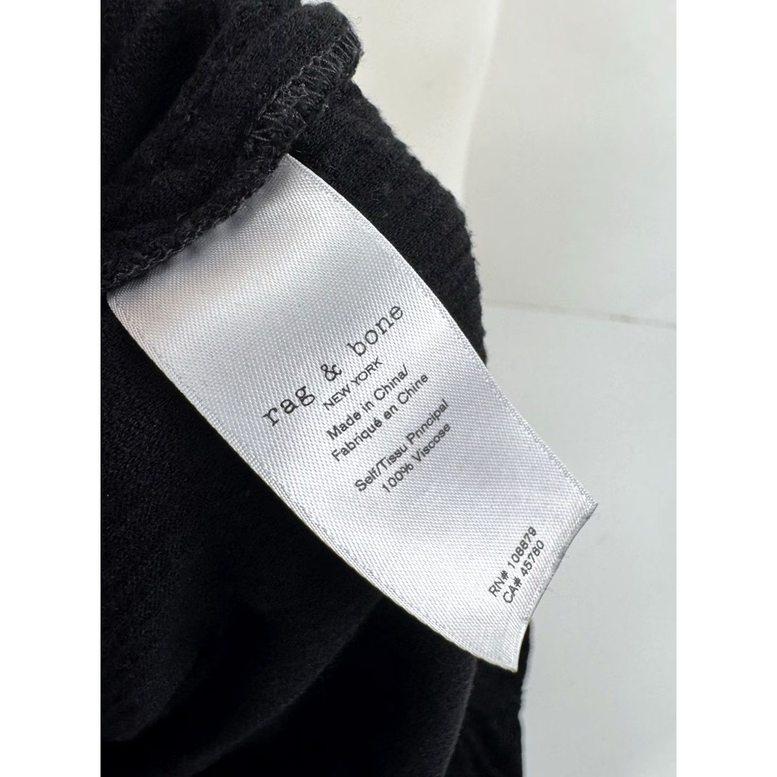 Rag & Bone Rag & Bone - Oversized Mens L Ribbed Velvet Corduroy Shirt - Button-Up Long Sleeve Black EXC Size US L / EU 52-54 / 3 - 5 Thumbnail