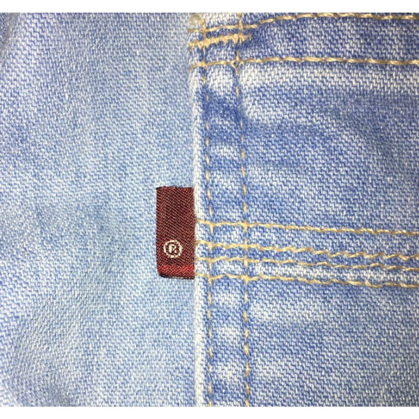 Vintage VINTAGE Levi’s Jeans Action Jeans Mens 37 X 30 Light Wash Blue USA Made Bottoms Mens Jeans 37x30 Size US 37 - 5 Thumbnail
