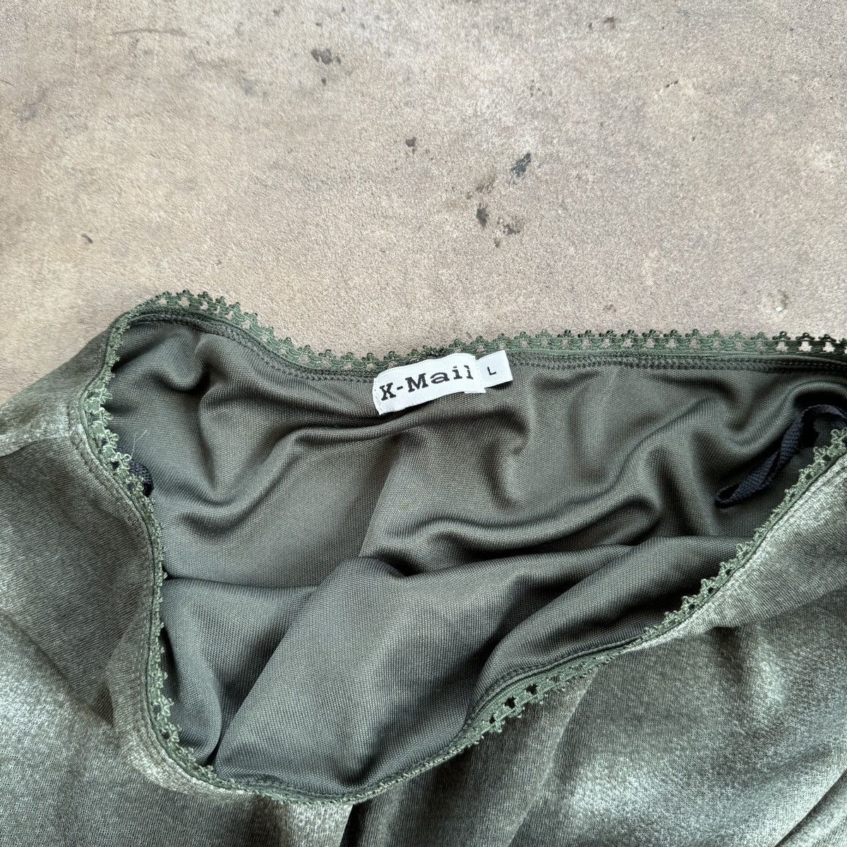 Japanese Brand × Vintage Vintage Japanese X-Mail Printed Mesh Skirt Size 26" / US 2 / IT 38 - 5 Thumbnail