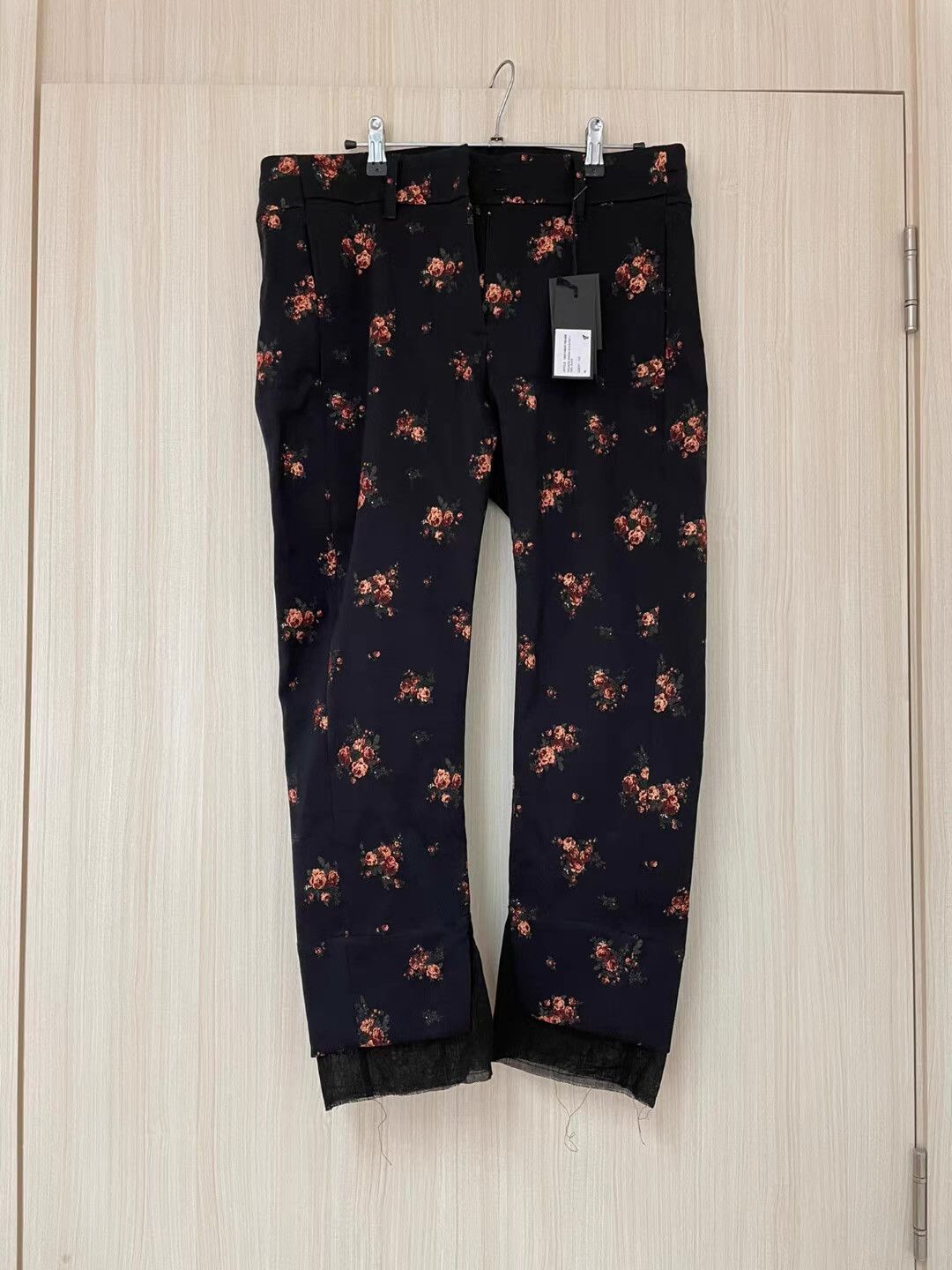 Ann Demeulemeester Ann Demeulemeester 19AW Jacquard Pants Ｑ21 Size US 34 / EU 50 - 1 Thumbnail