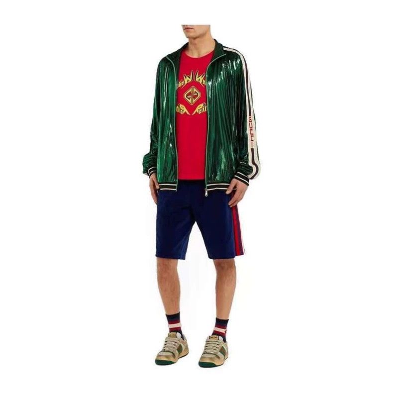 Gucci Gucci Red logo loose T-shirt top 2501-Nextarrow Size US L / EU 52-54 / 3 - 7 Thumbnail