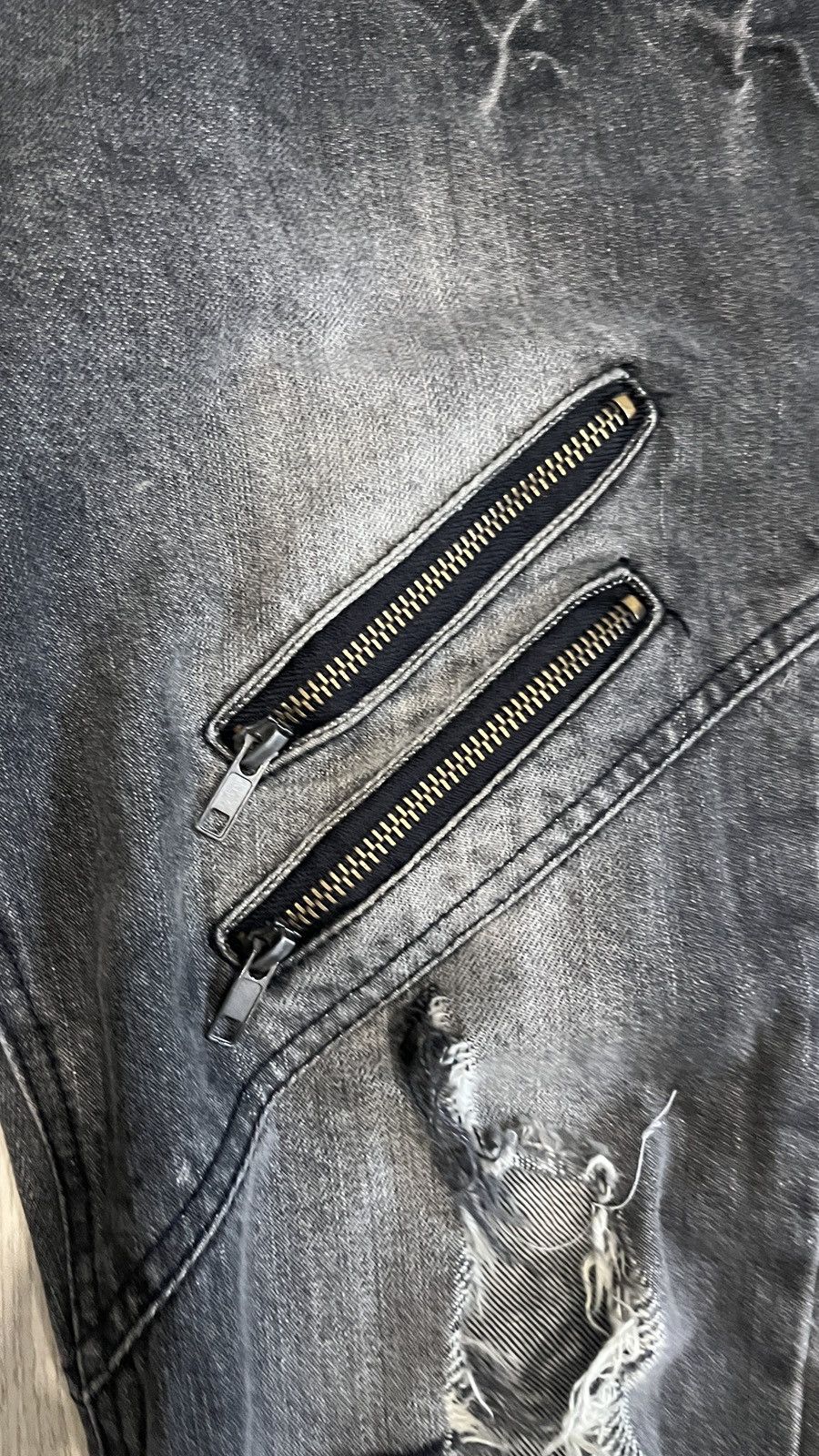 Japanese Brand Black bacarra jeans Size US 33 - 5 Thumbnail