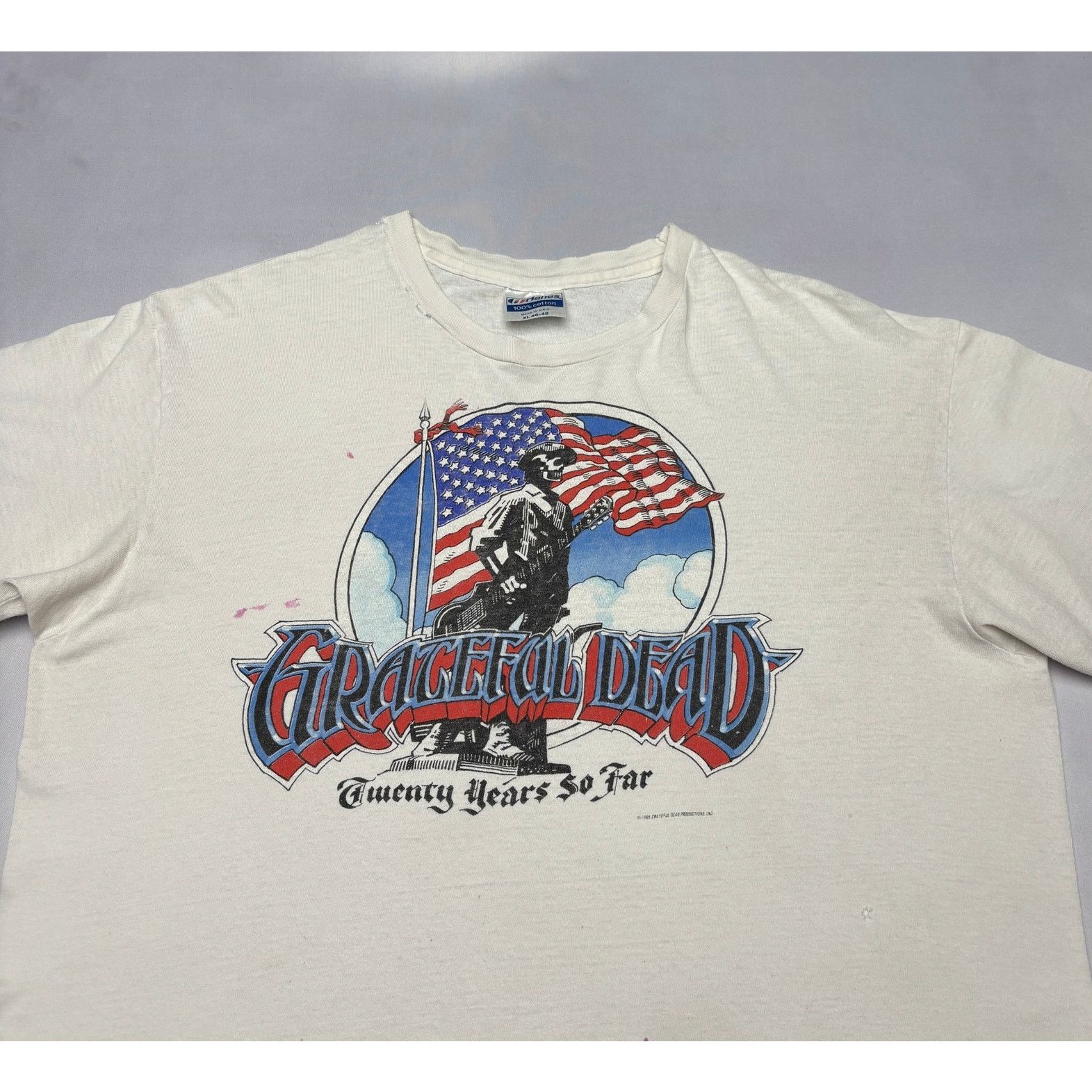 Hanes × Vintage Vintage 1985 Grateful Dead Twenty Years So Far Shirt Mens XL Size US XL / EU 56 / 4 - 2 Thumbnail