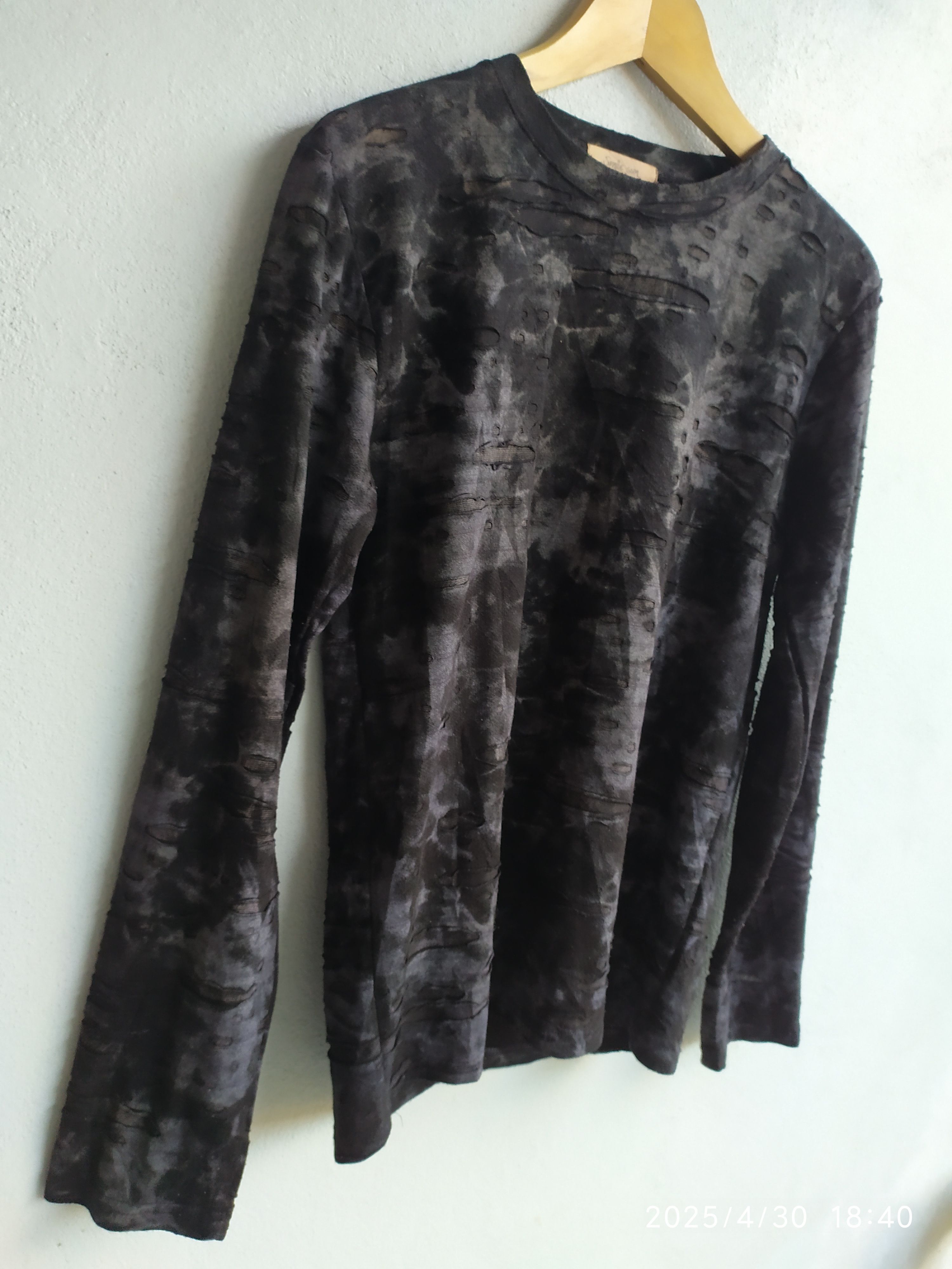 If Six Was Nine × Japanese Brand × Le Grande Bleu (L.G.B.) Japanese Sun Smile mesh Long sleeve shirt Size US S / EU 44-46 / 1 - 7 Thumbnail
