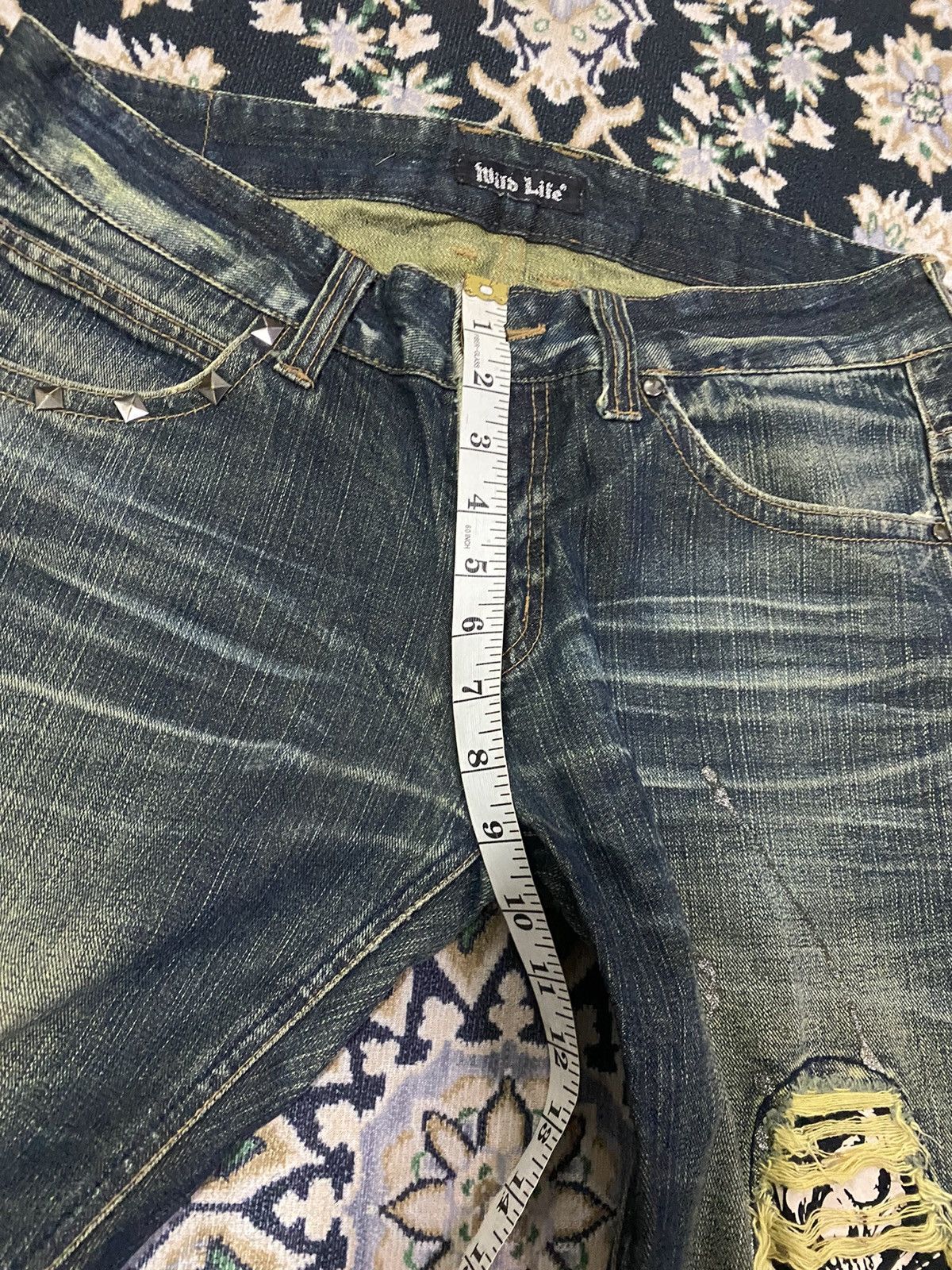 Japanese Brand Vintage Wild Life Skull splatered paint pants Size US 32 / EU 48 - 11 Thumbnail