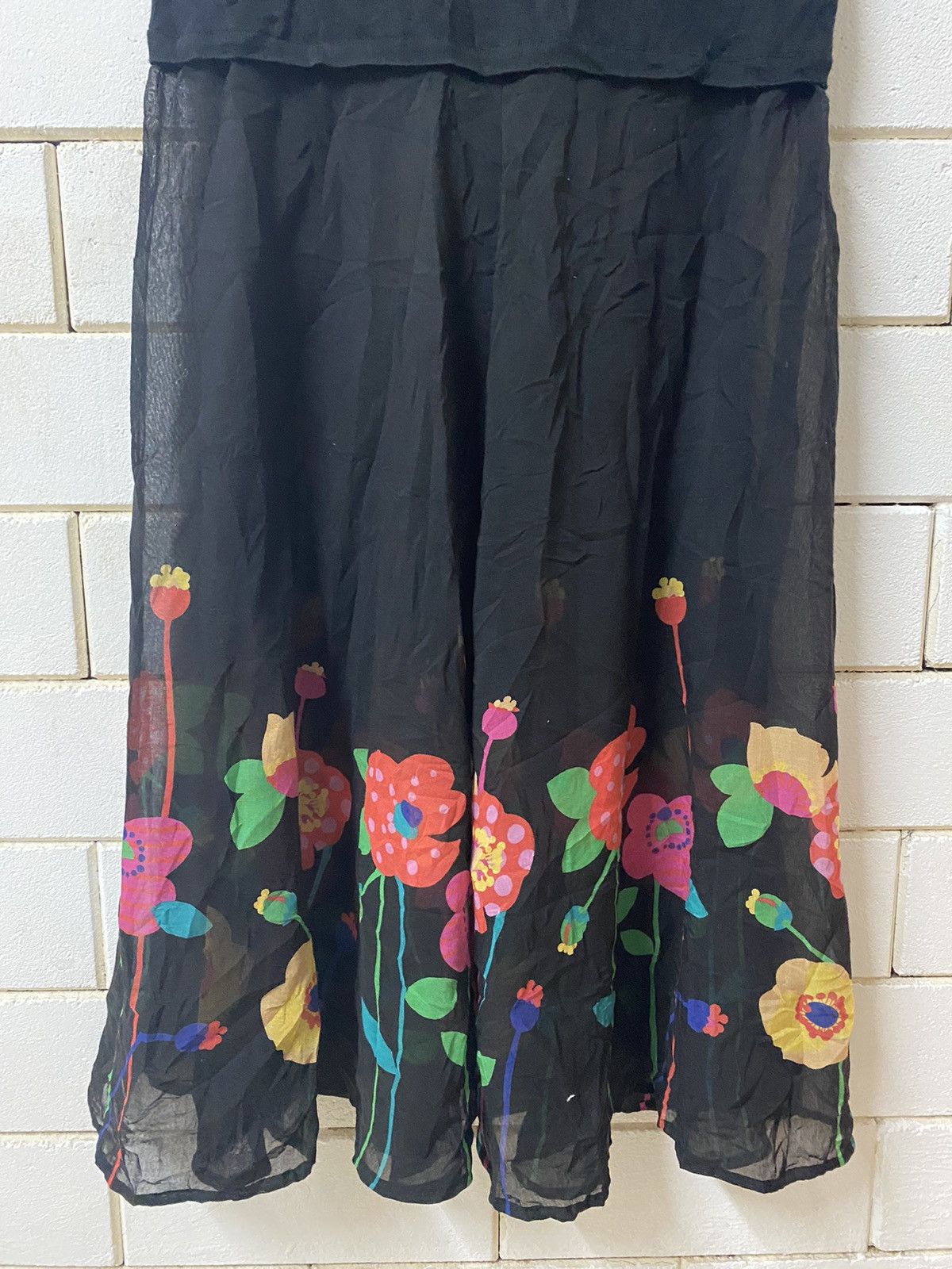 Sonia Rykiel Sonia Rykiel Sleeveless Floral Dress Size S / US 4 / IT 40 - 3 Thumbnail