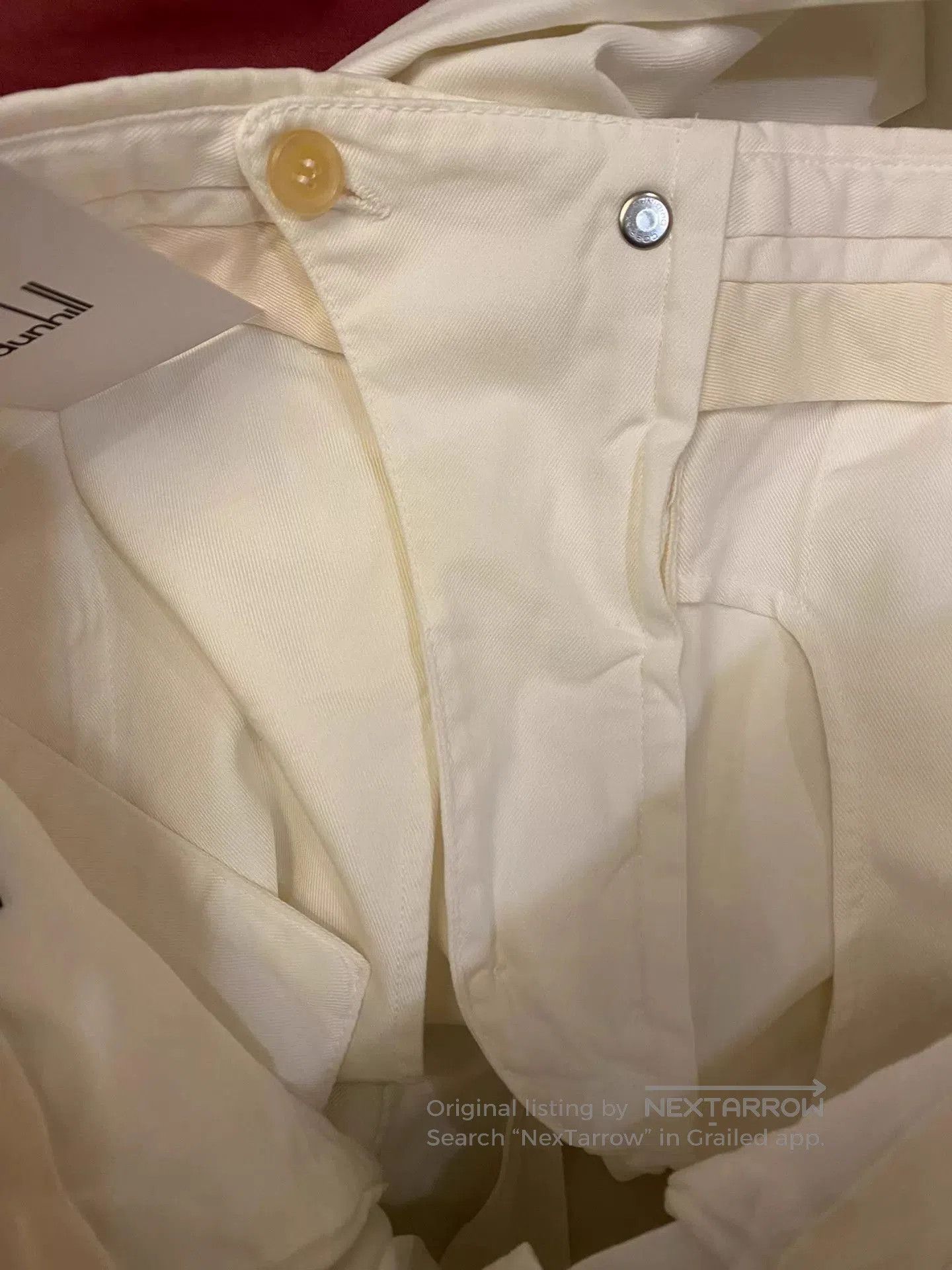 Alfred Dunhill White Casual Pants Size 34. Size US 34 / EU 50 - 9 Thumbnail