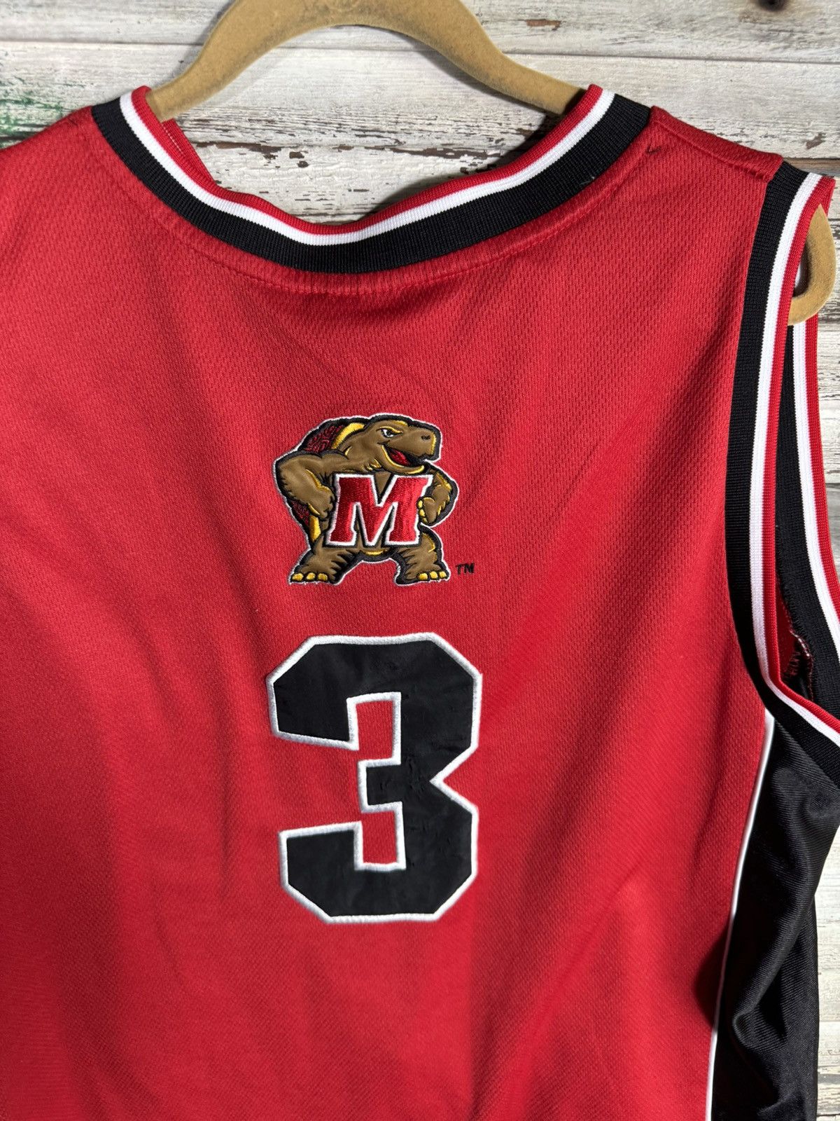 NCAA × Vintage Maryland Terrapins # 3 Basketball Jersey Size US L / EU 52-54 / 3 - 5 Thumbnail