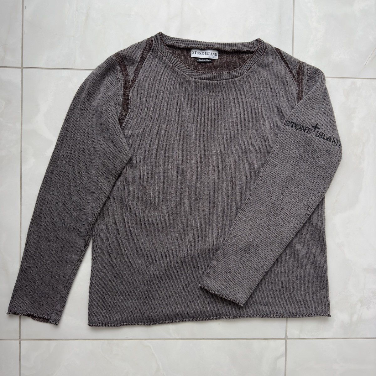 Stone Island × Vintage Vintage Stone Island knitted sweater Size US M / EU 48-50 / 2 - 5 Thumbnail