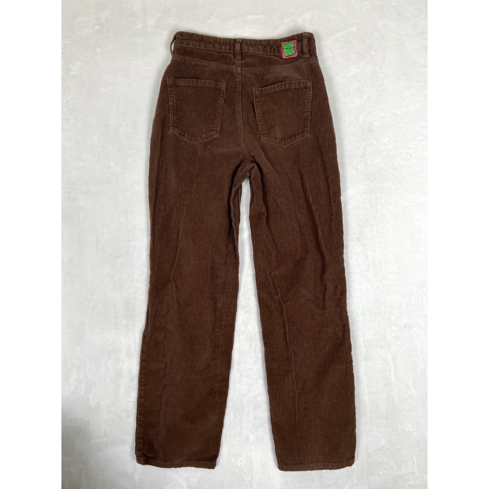 Empyre Empyre Cargo Pants Women's 1 Brown Corduroy Pants Y2K Baggy Chino Straight Pockets 30in Inseam Juniors Teens Twill Zip Brown Mens? Size 30" / US 8 / IT 44 - 5 Thumbnail