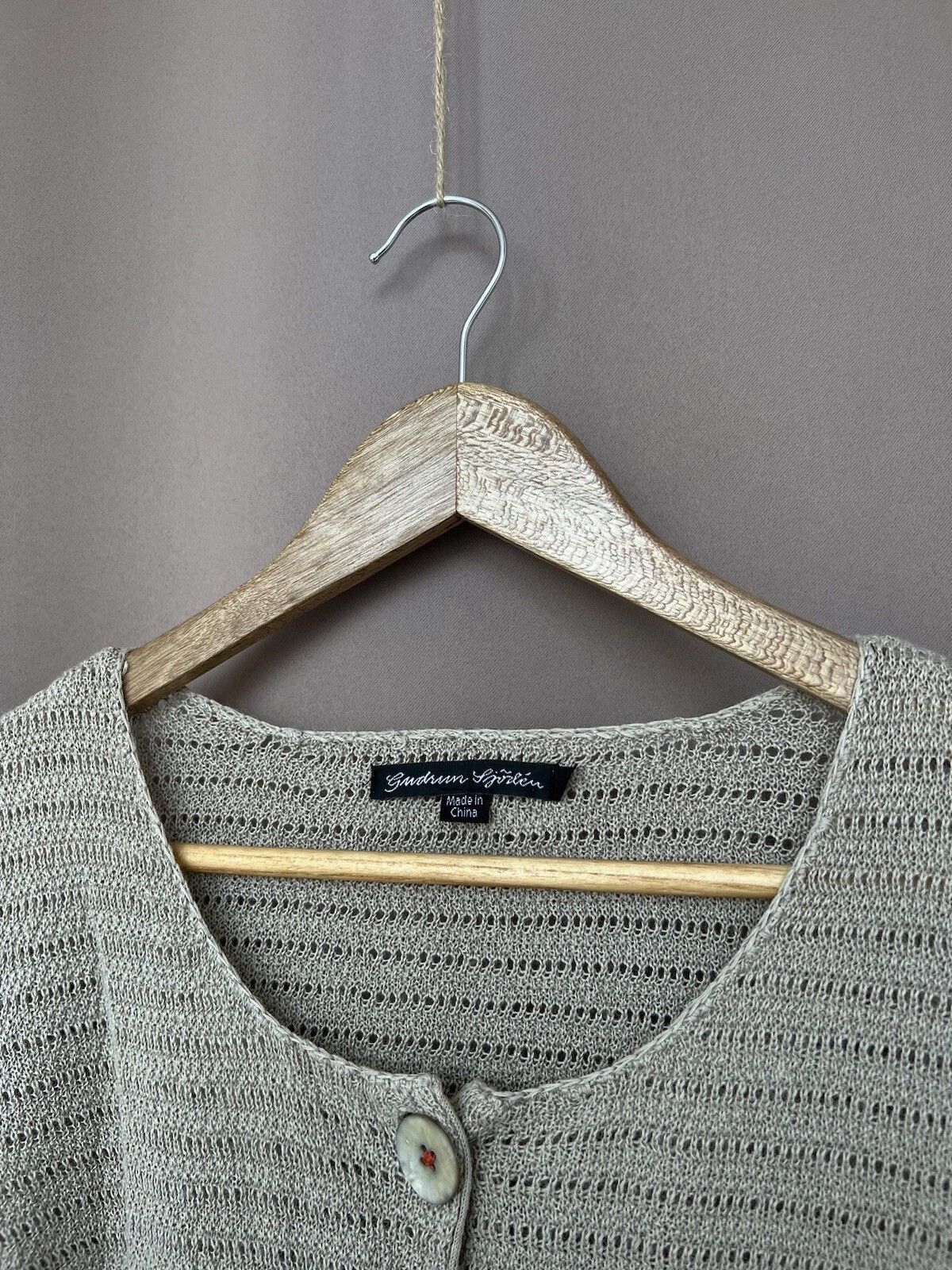 Gudrun Sjoden Gudrun Sjoden Cardigan Womens Size M Button Knit Sweater Size M / US 6-8 / IT 42-44 - 10 Thumbnail