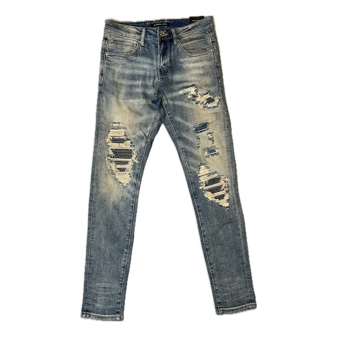 Embellish FB9 Rip & Repair Denim Jeans Size US 30 / EU 46 - 1 Thumbnail