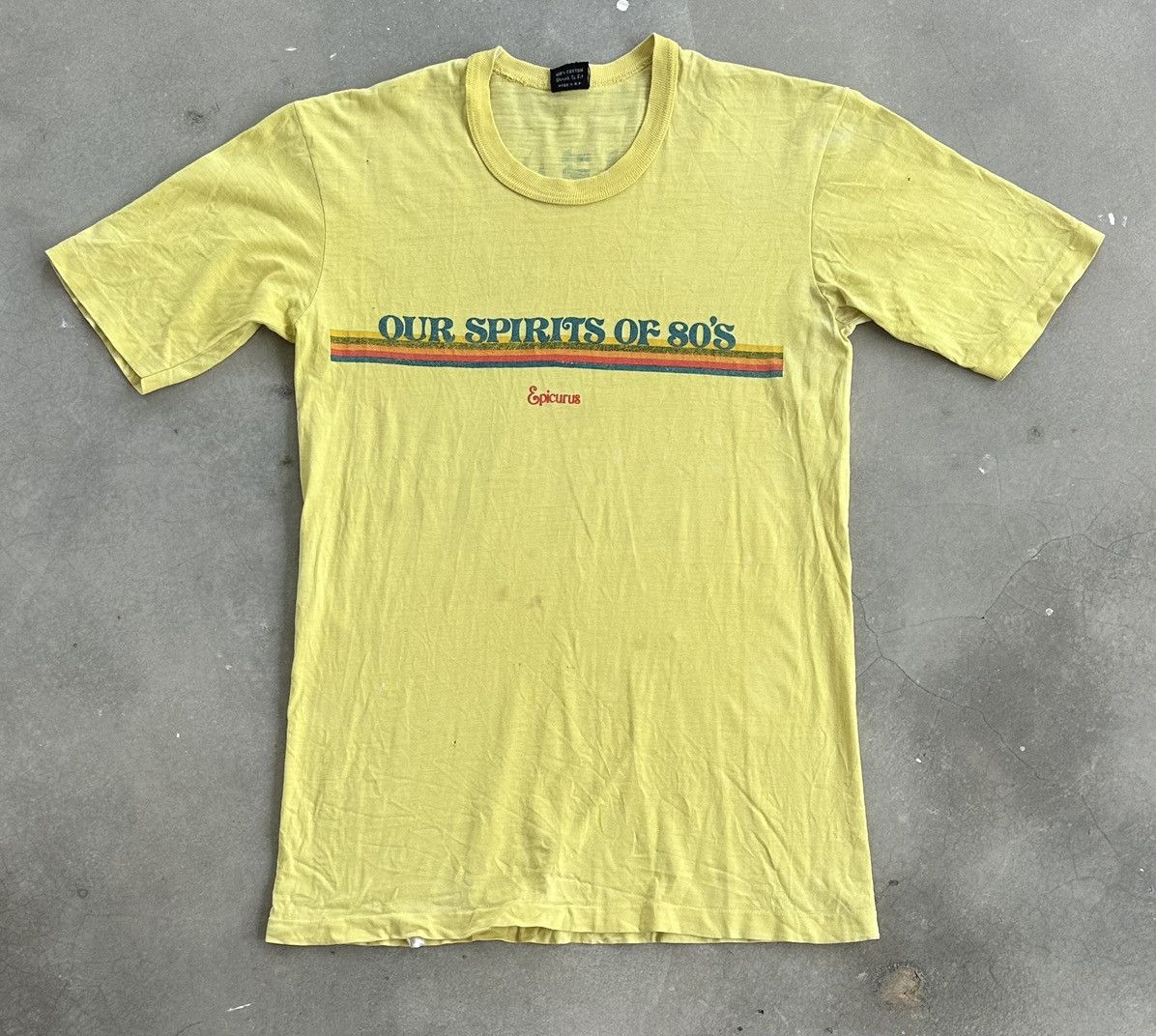 Vintage VINTAGE YAMAHA MUSIC EPICURUS OUR SPIRITS OF 80S TEE Size US S / EU 44-46 / 1 - 1 Thumbnail