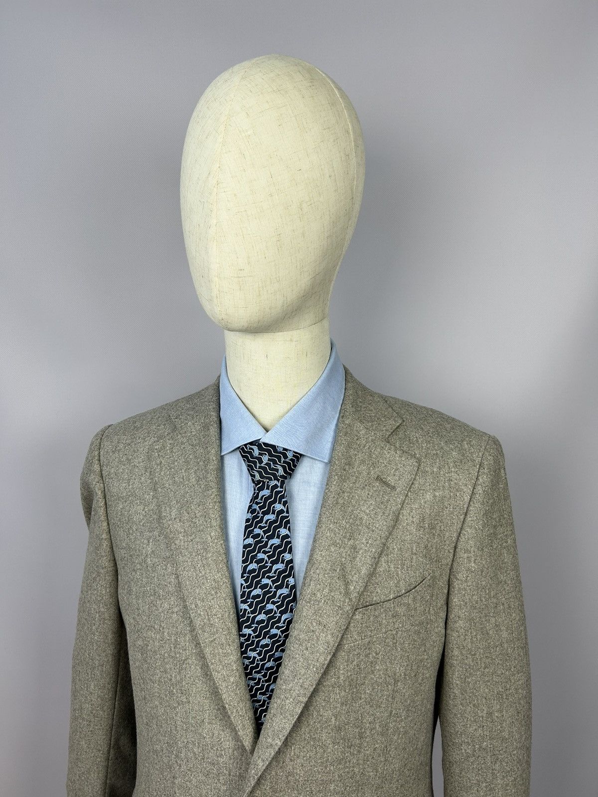 Designer × Suitsupply SUITSUPPLY Blazer Beige Vitale Barberis Canonico Wool EU52 Size 42R - 2 Thumbnail