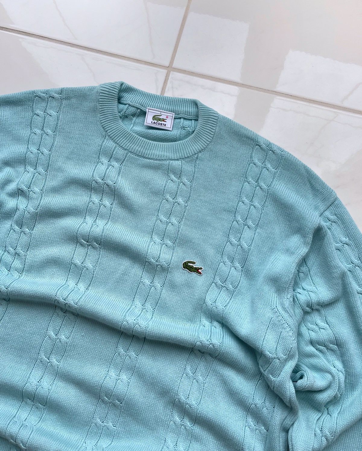 Lacoste × Vintage RARE Vintage 90’s Lacoste Sweater Y2k Size US L / EU 52-54 / 3 - 2 Thumbnail