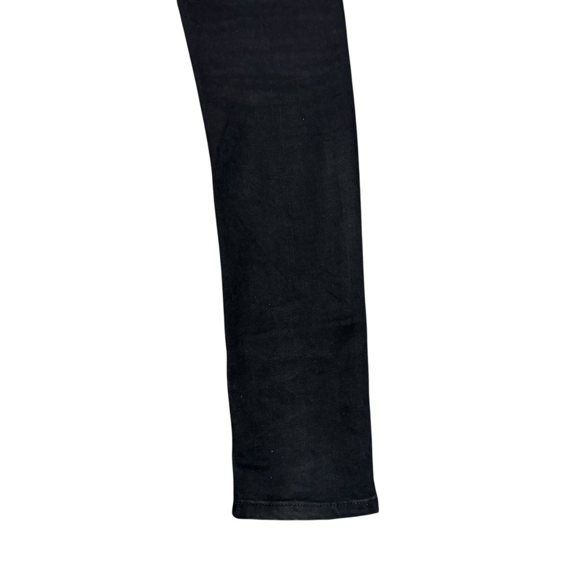 Represent Clo. Represent Jet Black Repairer Denim Jeans Size US 28 / EU 44 - 19 Thumbnail