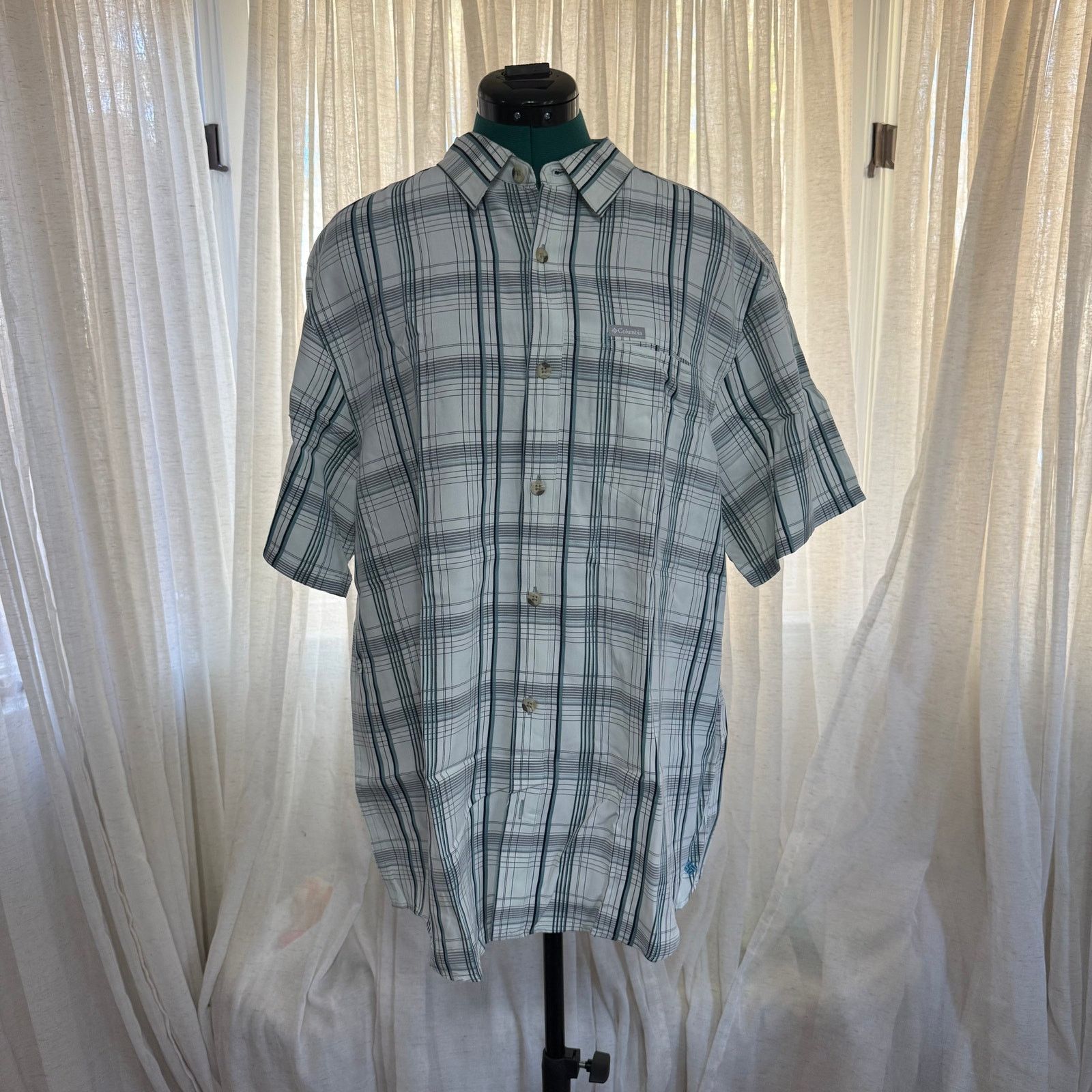 Columbia Columbia Omni-Shade Technical Plaid Shirt | Sz L Size US L / EU 52-54 / 3 - 2 Thumbnail