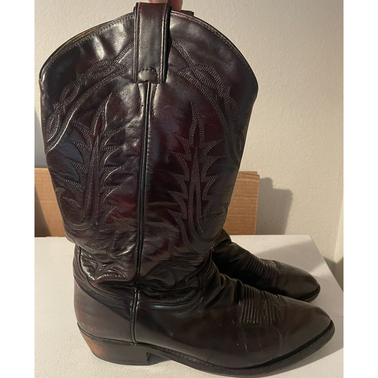Tony Lama Tony Lama Men’s Vaquero Western Boots Size 9 1/2 EE Size US 9.5 / EU 42-43 - 1 Thumbnail